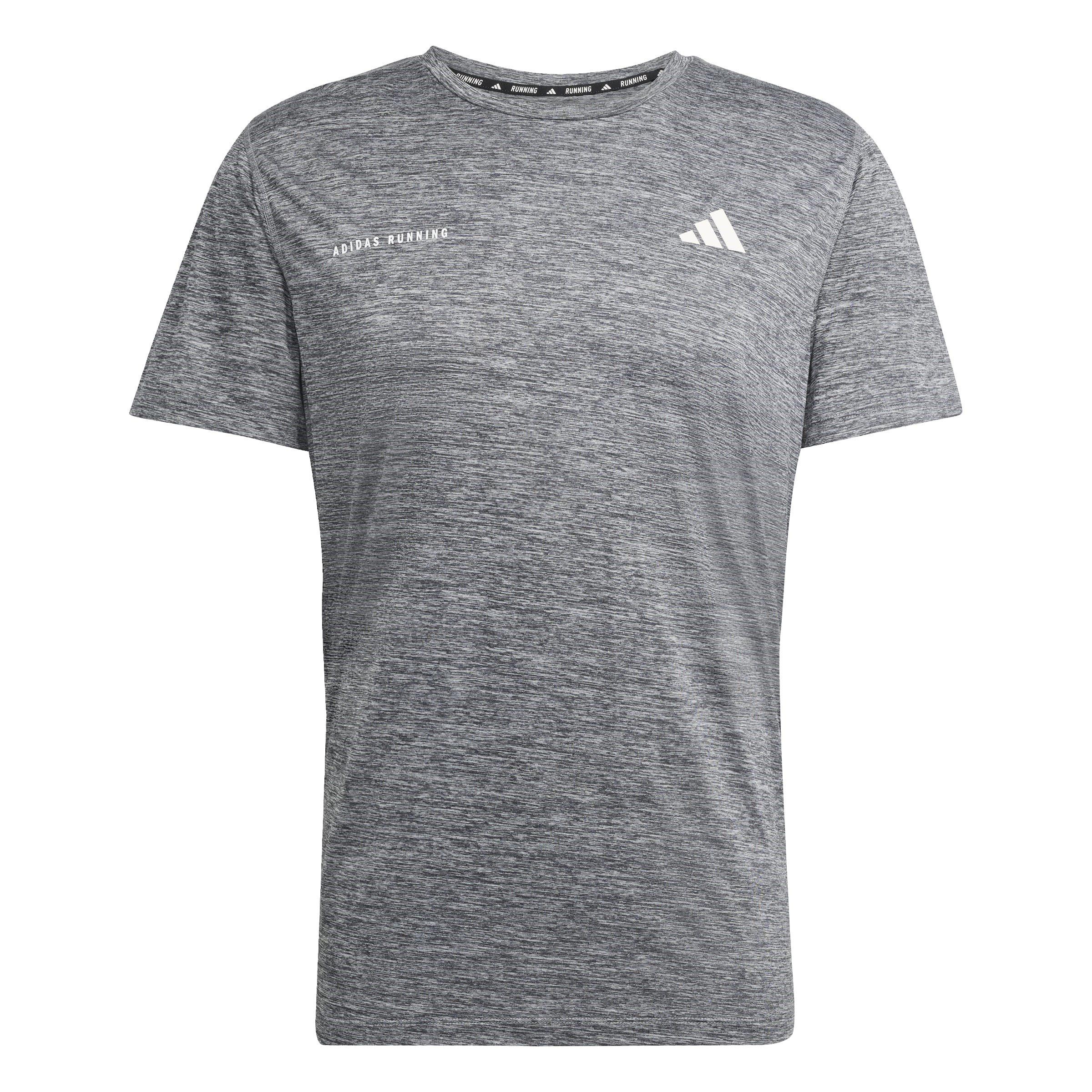 Blk/Grey Three - adidas - Men's OTR Mel Short-Sleeve Performance Running Top - 1