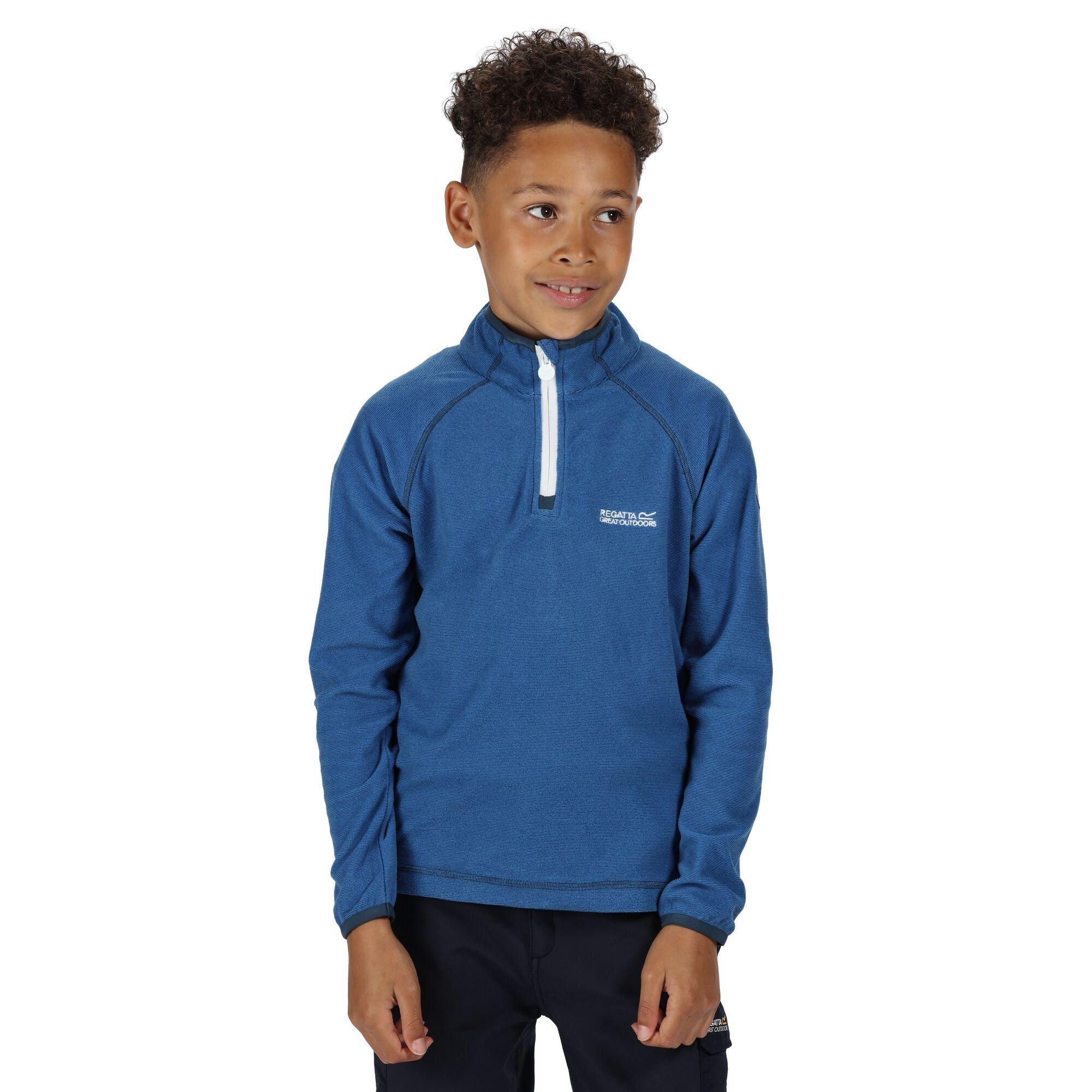 Nautical Blu - Regatta - Loco Half Zip fleece - 2