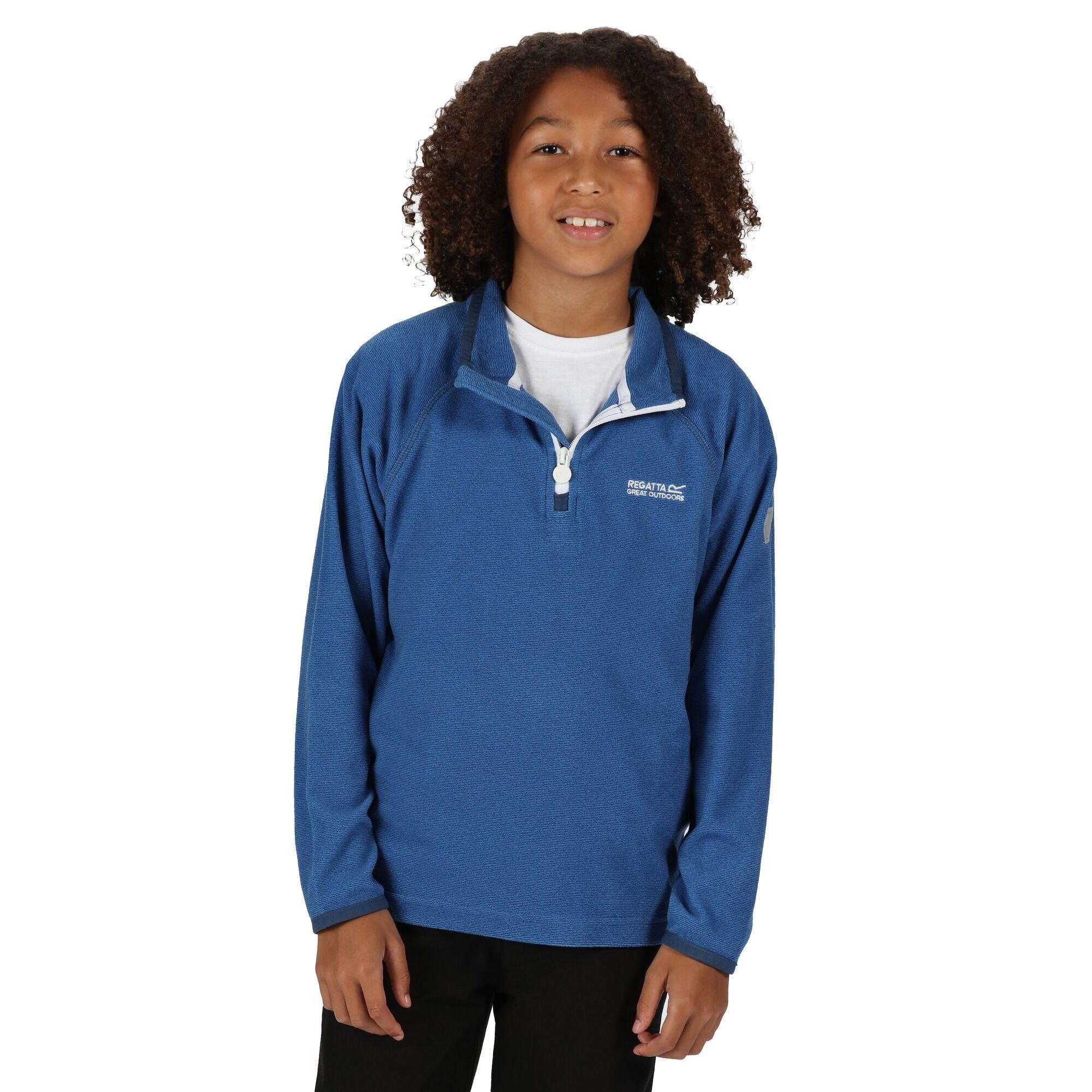 Nautical Blu - Regatta - Loco Half Zip fleece - 3
