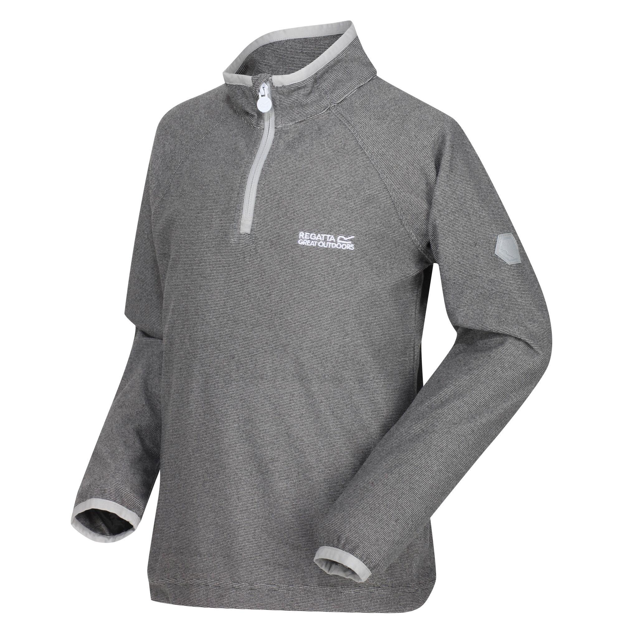 Regatta  Kids Loco Half Zip Fleece - Ltsteel/Ltst - C9-C10yrs