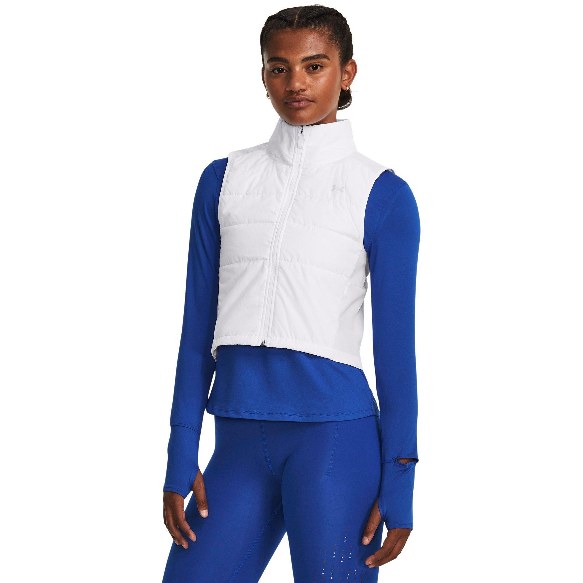 White - Under Armour - Under Armour Launch Insulated Vest Running Womens - 3