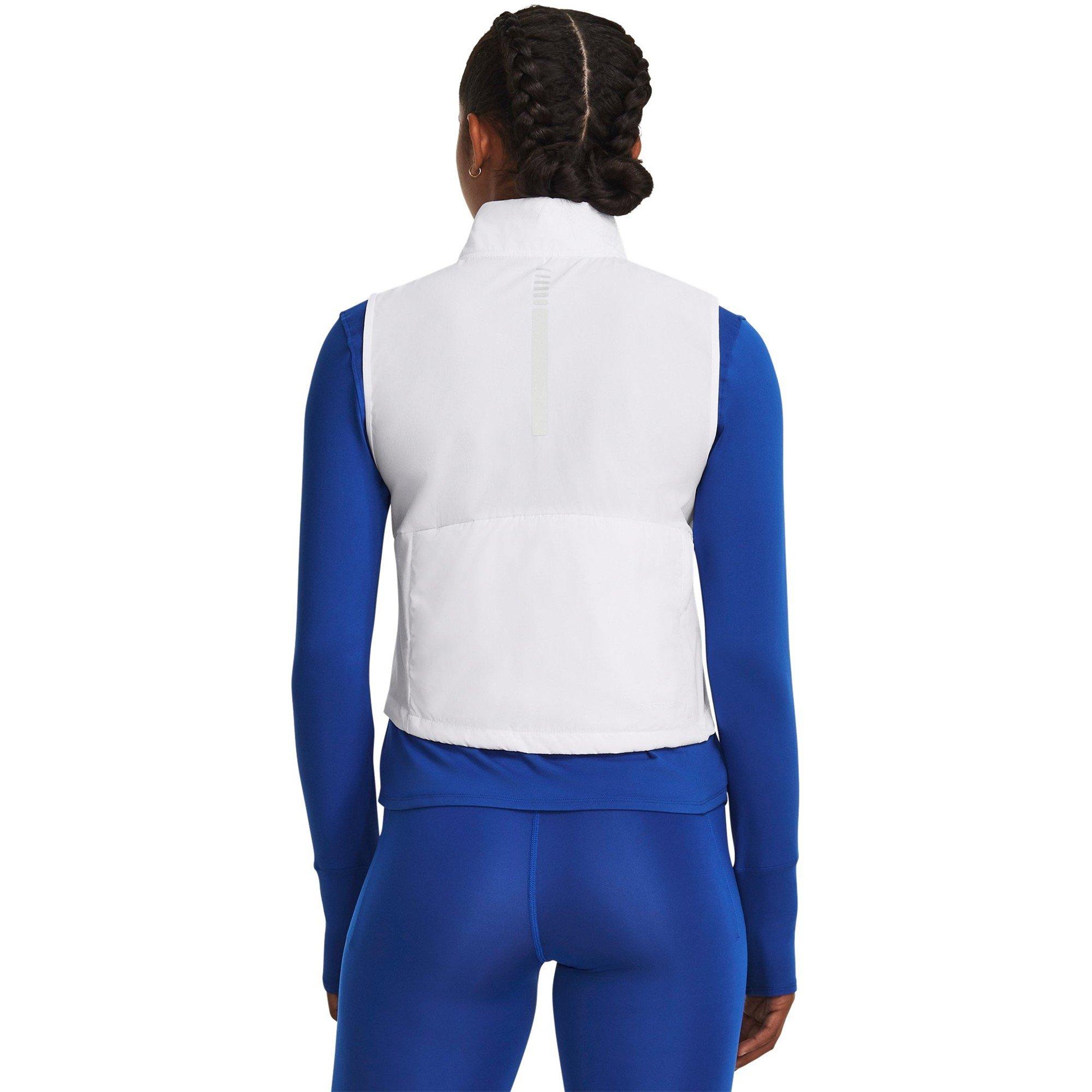 White - Under Armour - Under Armour Launch Insulated Vest Running Womens - 4