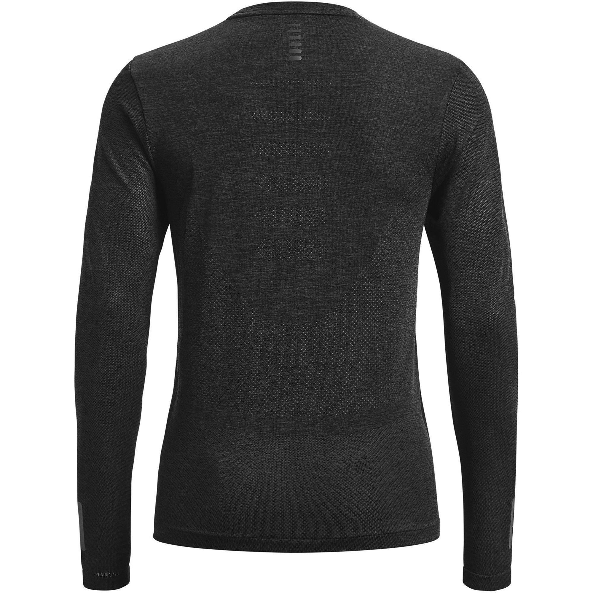 Black - Under Armour - Seamless Stride Long-Sleeve Performance Top - 2