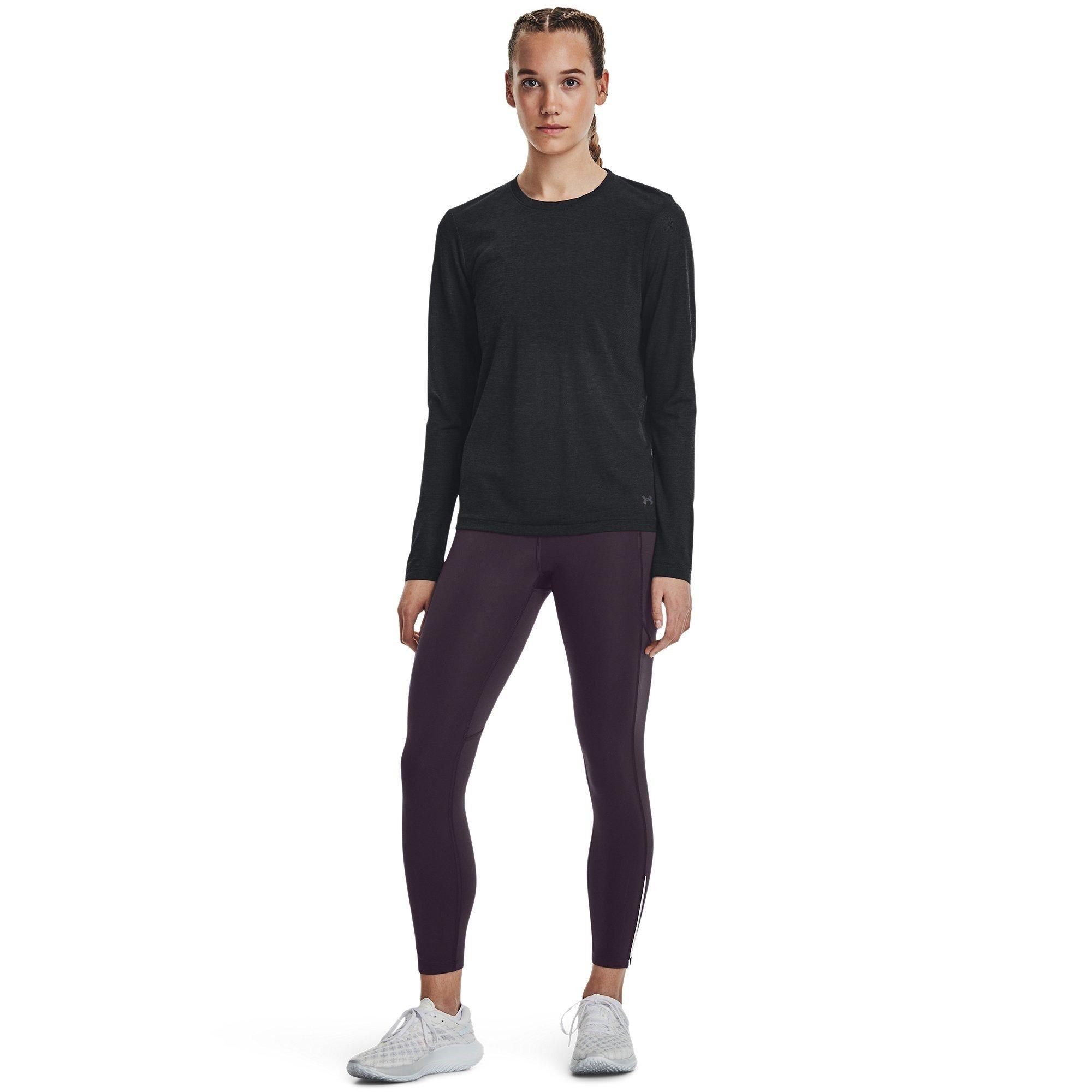 Black - Under Armour - Seamless Stride Long-Sleeve Performance Top - 6