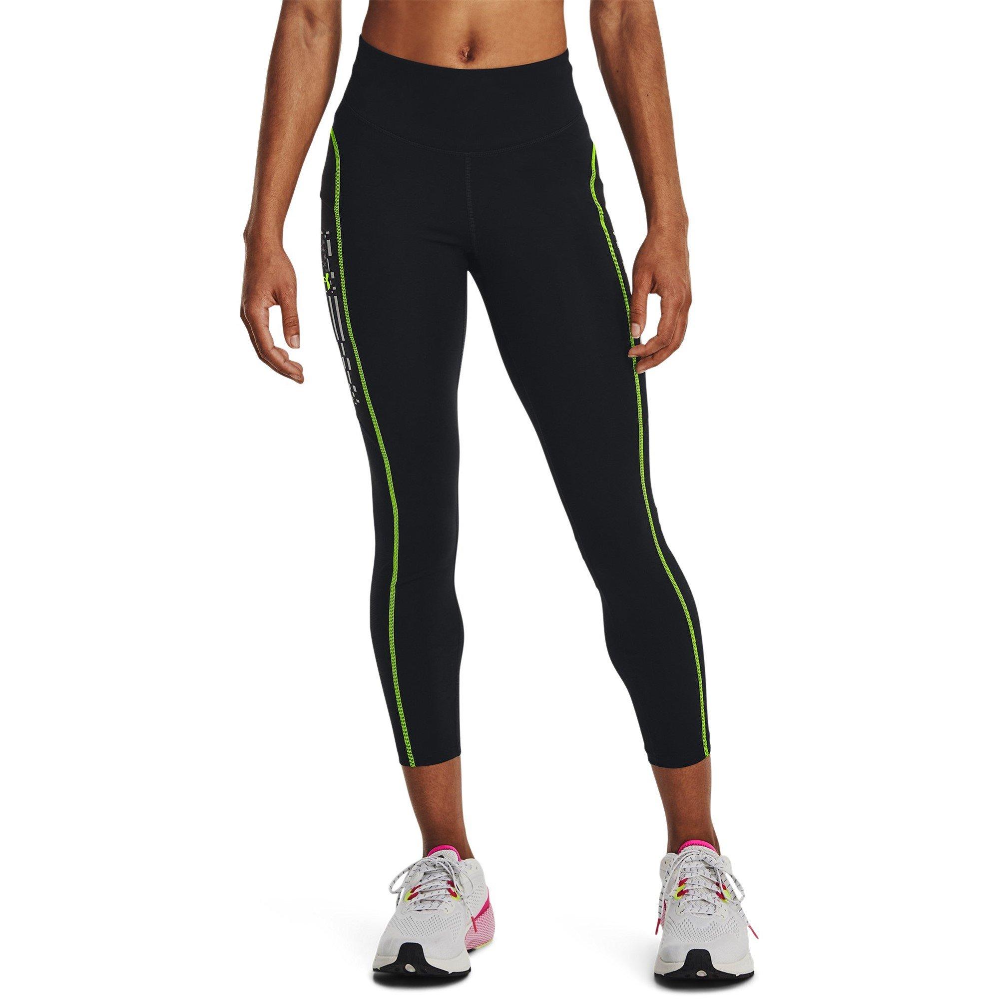 Black - Under Armour - Performance Ankle Running Tight - 3