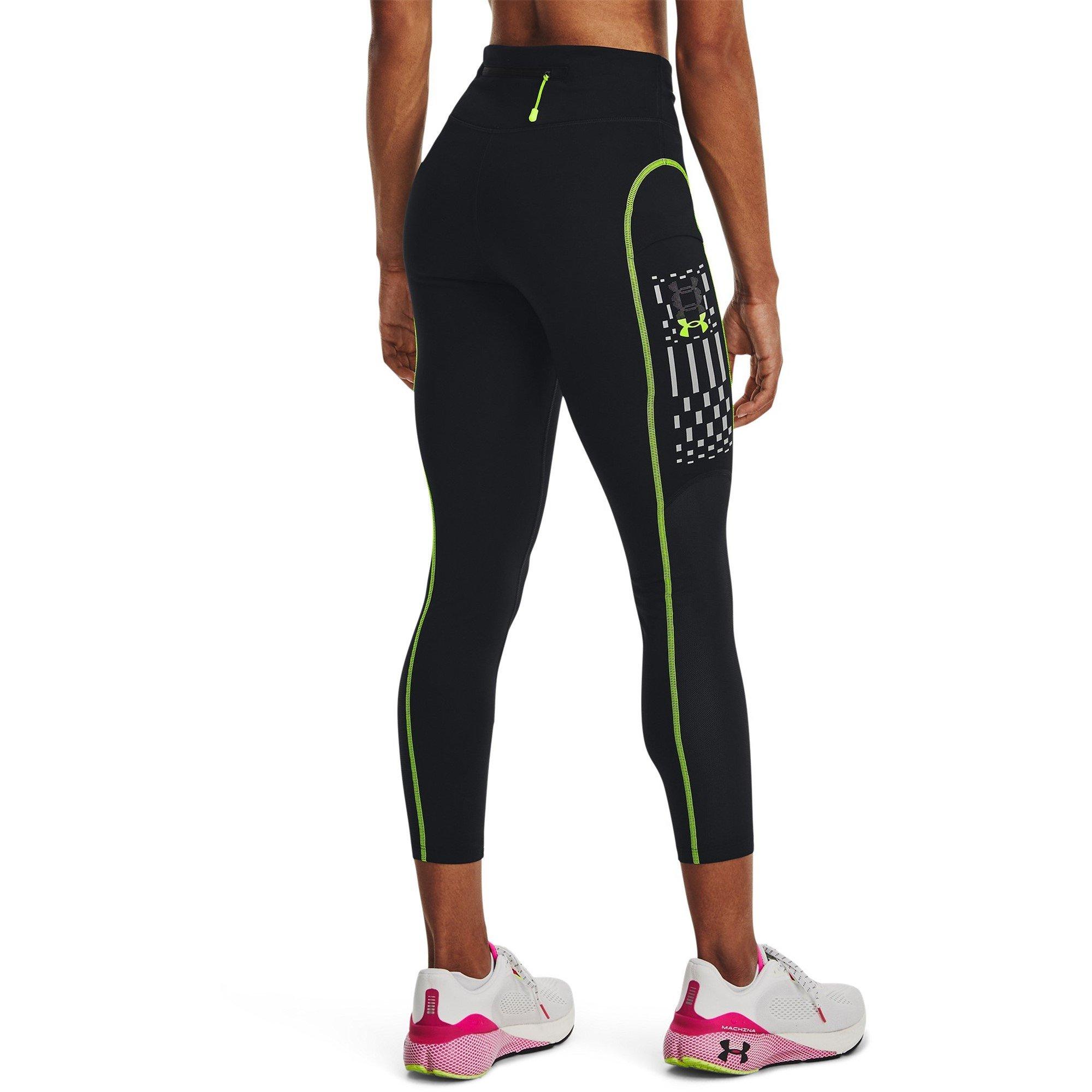 Black - Under Armour - Performance Ankle Running Tight - 4