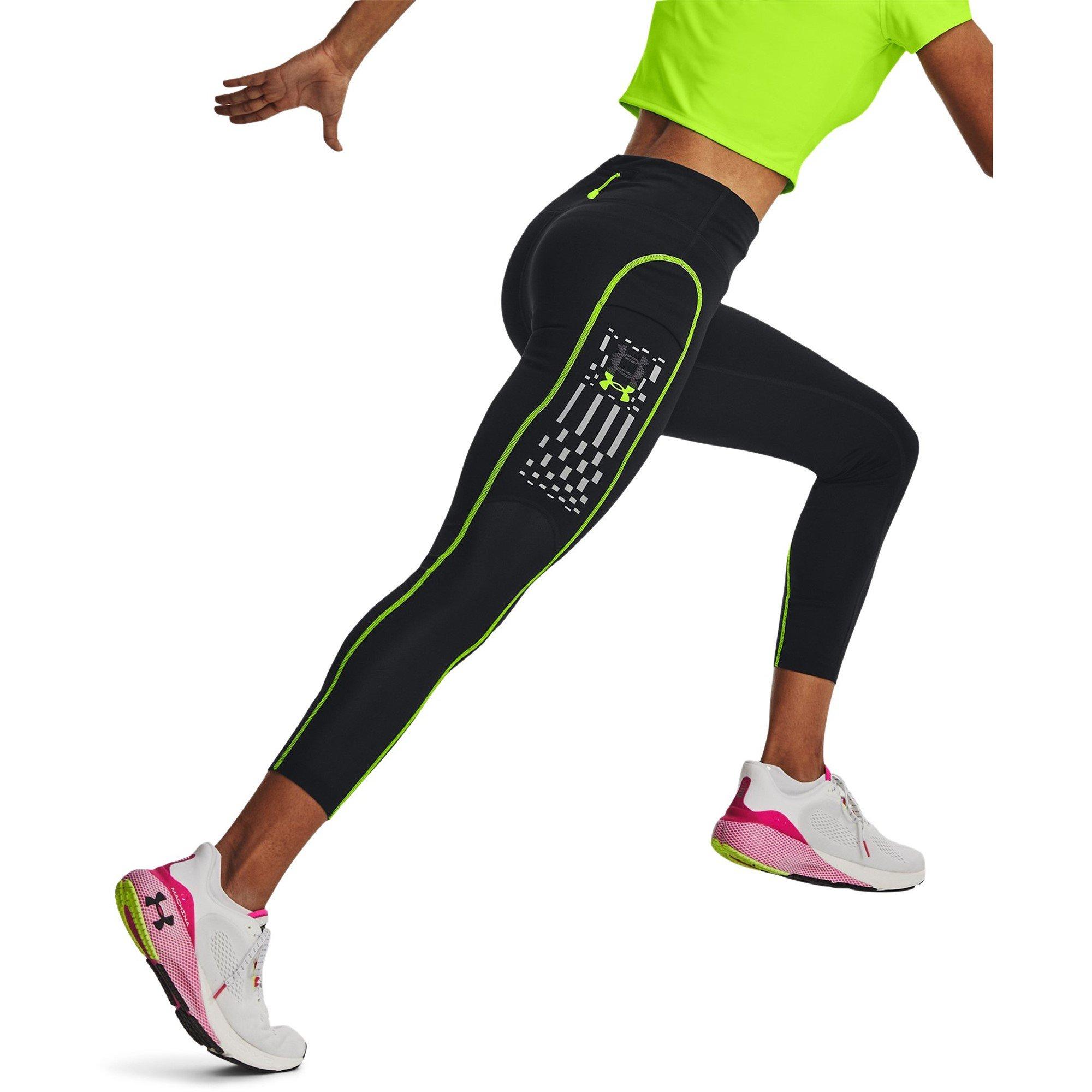 Black - Under Armour - Performance Ankle Running Tight - 5