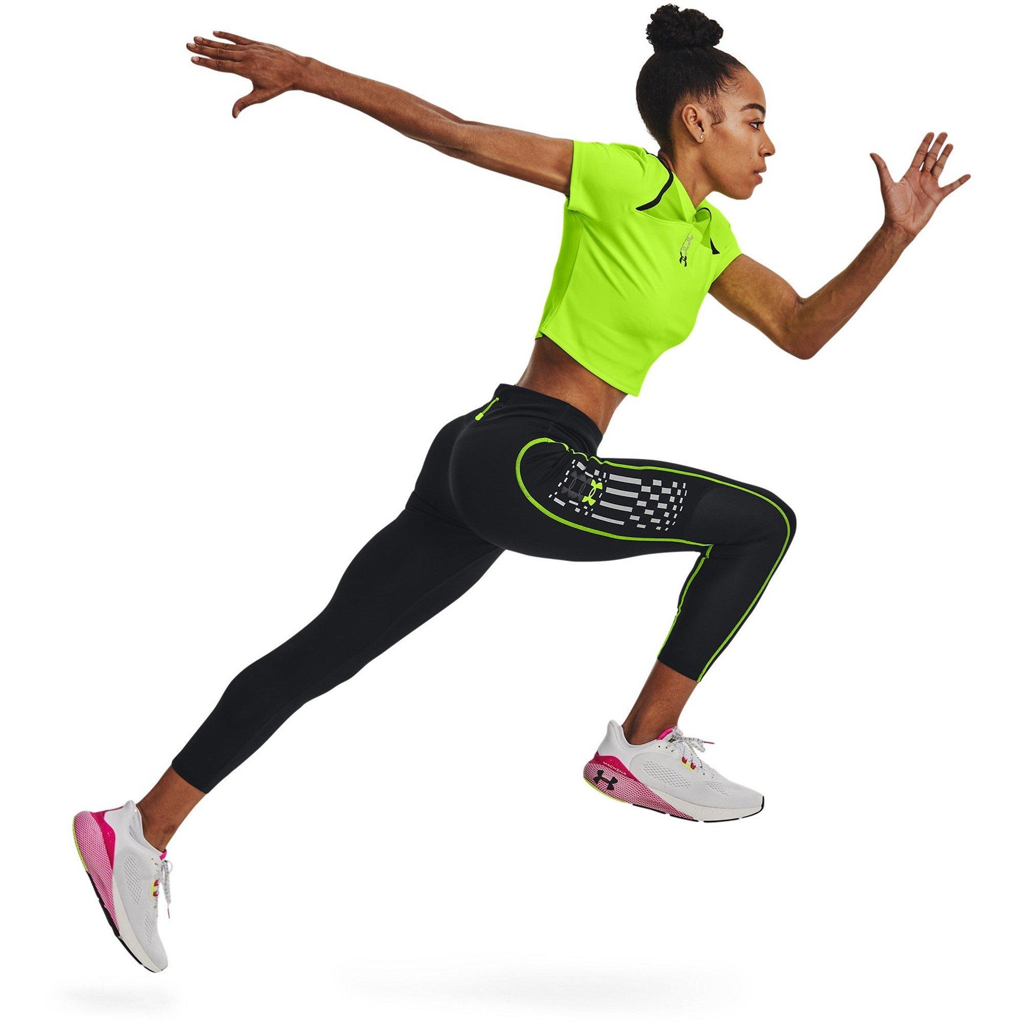 Black - Under Armour - Performance Ankle Running Tight - 6