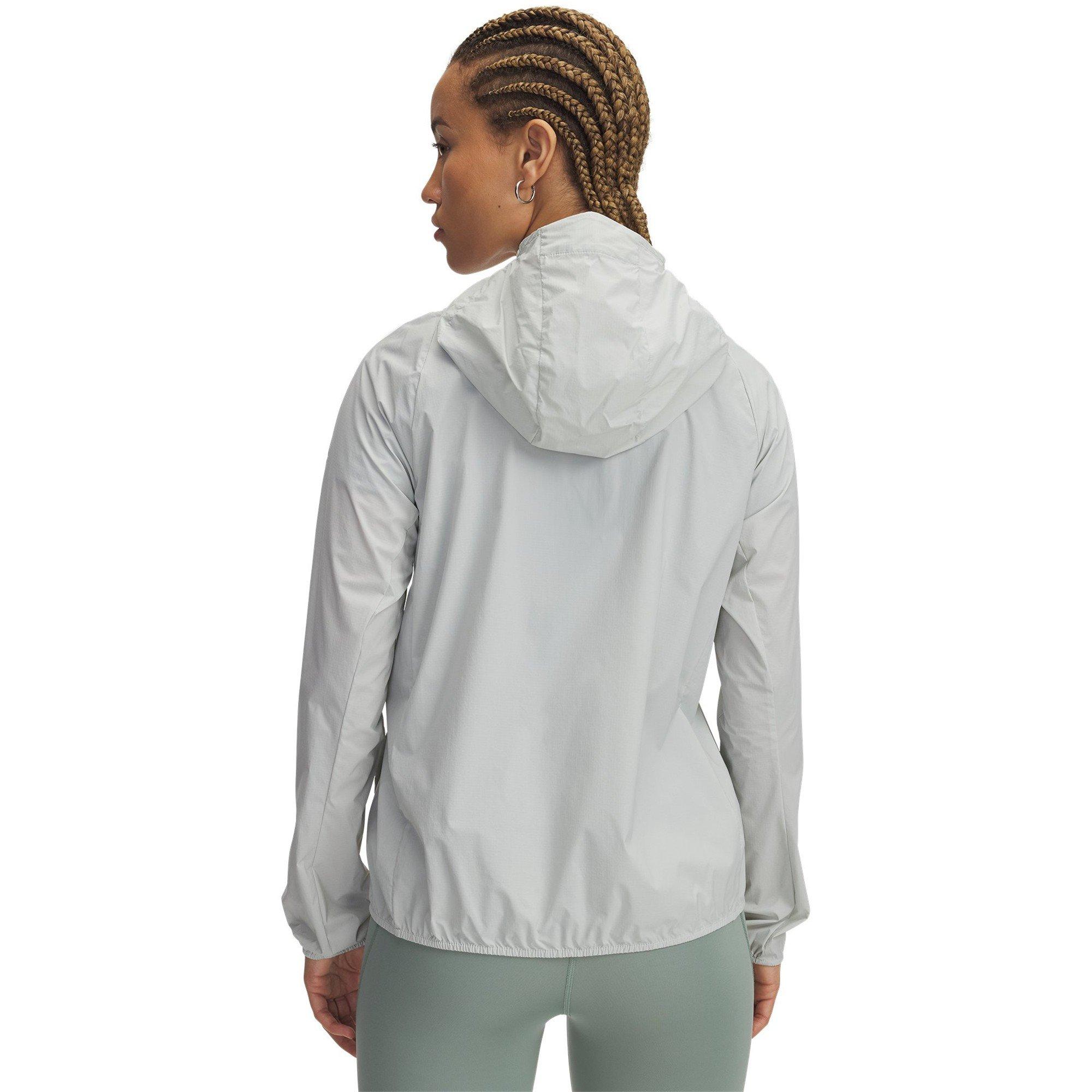 Green - Under Armour - Under Armour Launch Lightweight Jkt Running Jacket Womens - 4