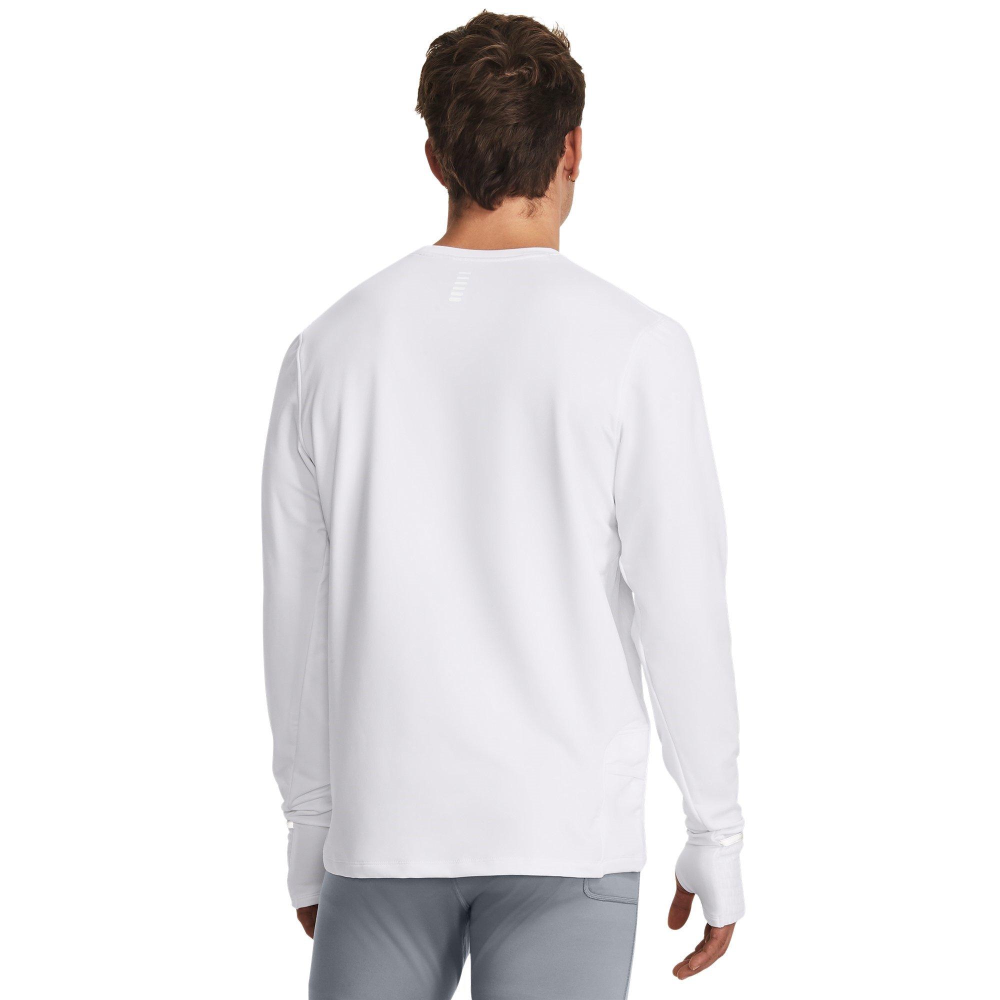 White - Under Armour - Qualifier Cold Long-Sleeve Performance Top - 4