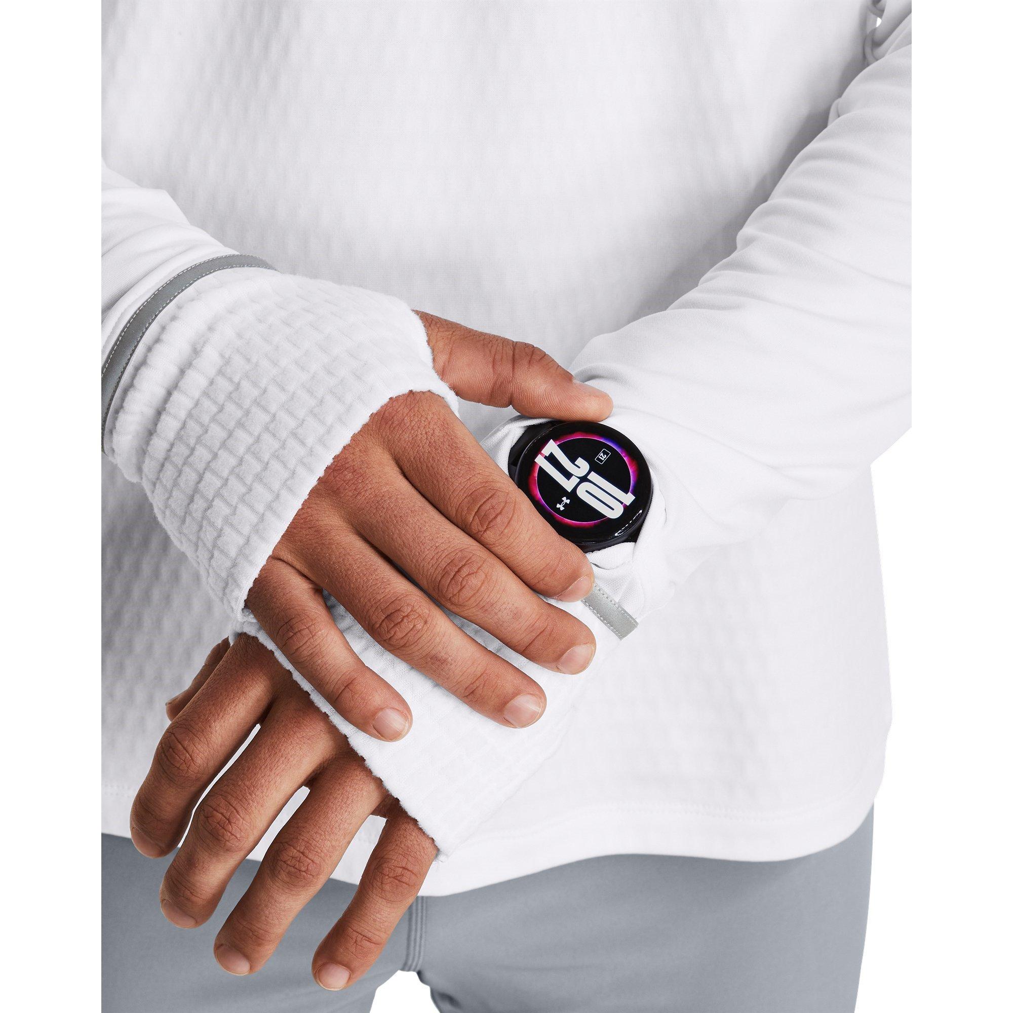 White - Under Armour - Qualifier Cold Long-Sleeve Performance Top - 5