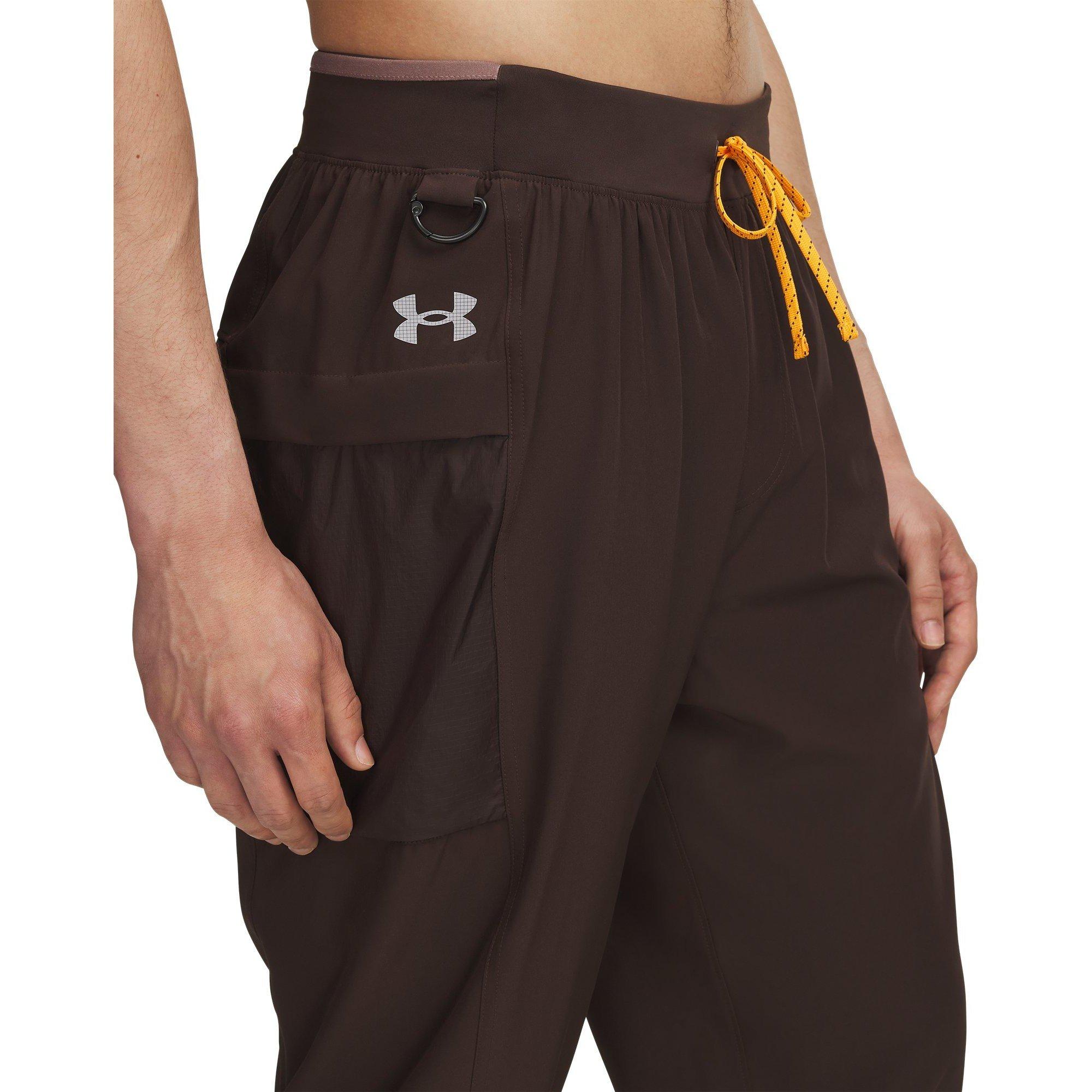 Brown - Under Armour - UA TRAIL RUN PANTS Sn99 - 3