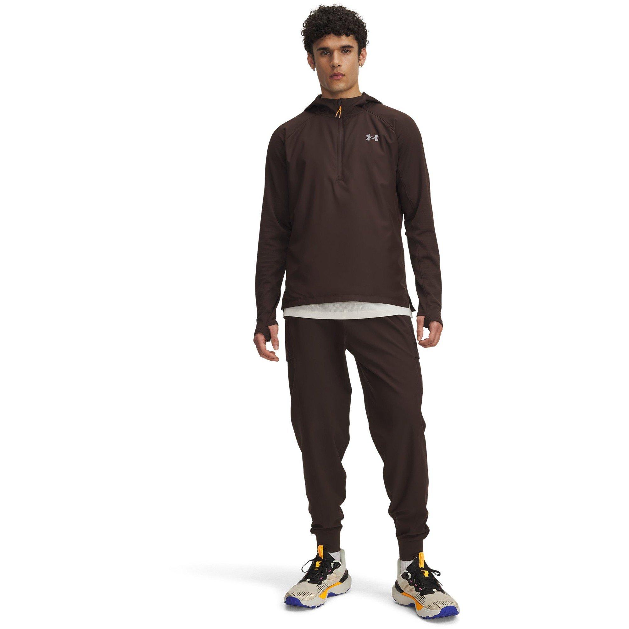 Brown - Under Armour - UA TRAIL RUN PANTS Sn99 - 4