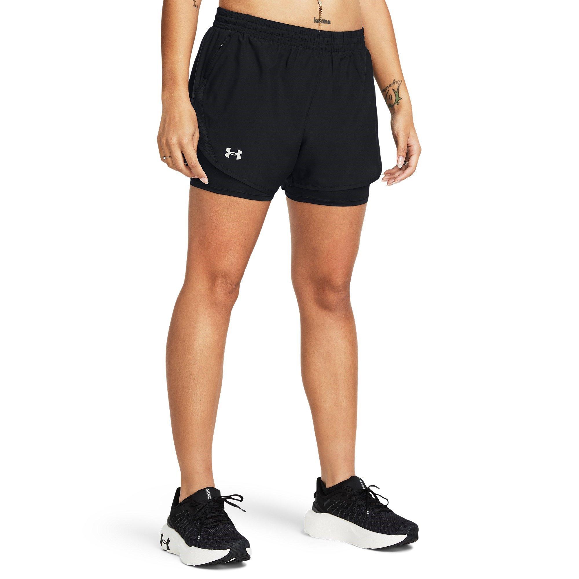 Negro/Reflectante - Under Armour - Performance Running Shorts - 3