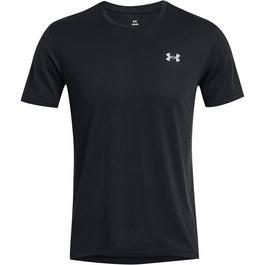 Under Armour Armour Ua Launch Splatter Ss Running Top Mens