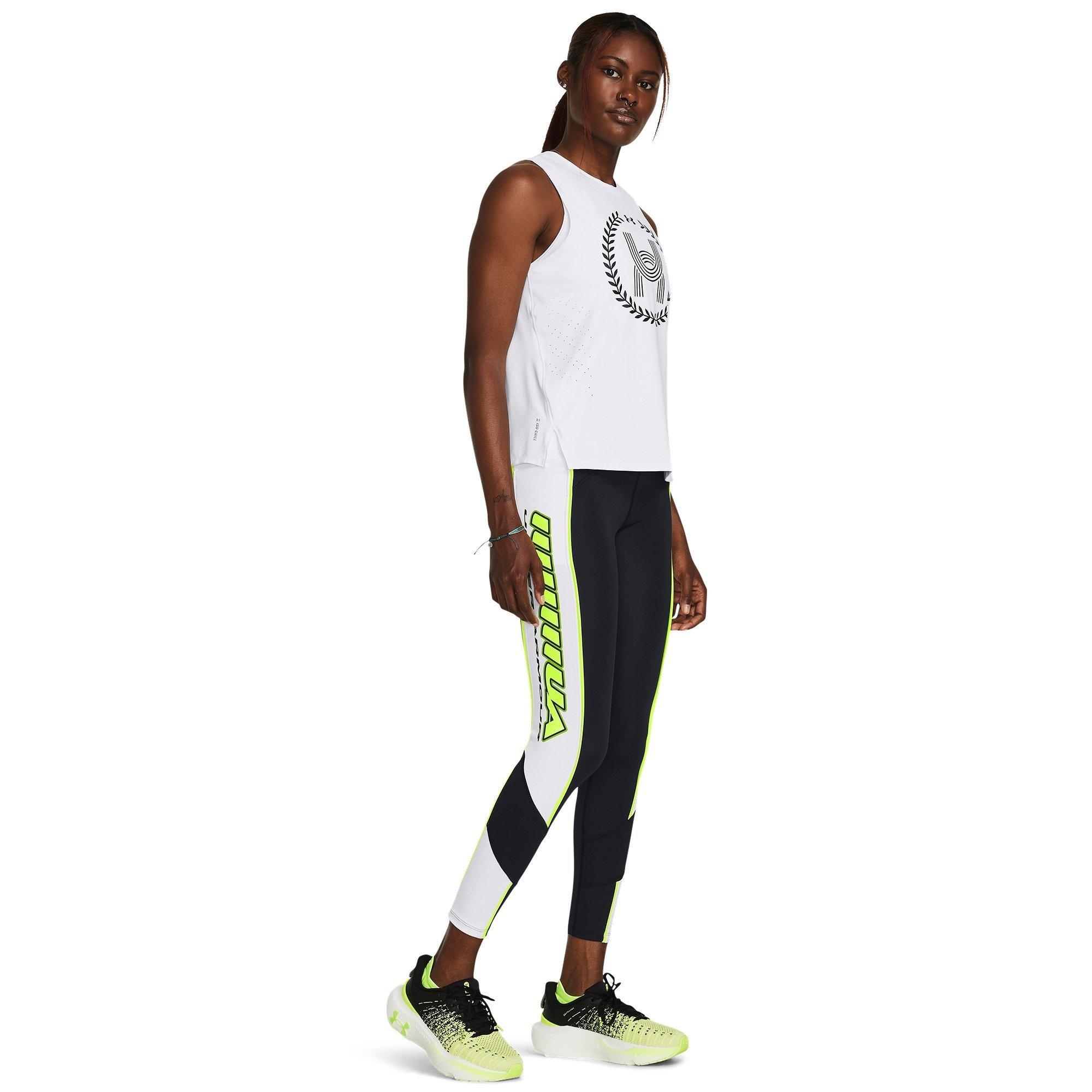 Black - Under Armour - Performance Ankle Running Tight - 6