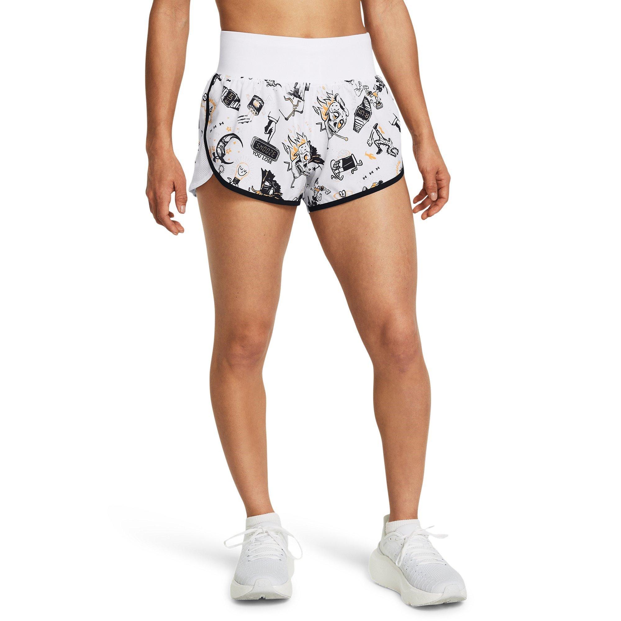 White - Under Armour - Performance Running Shorts - 3