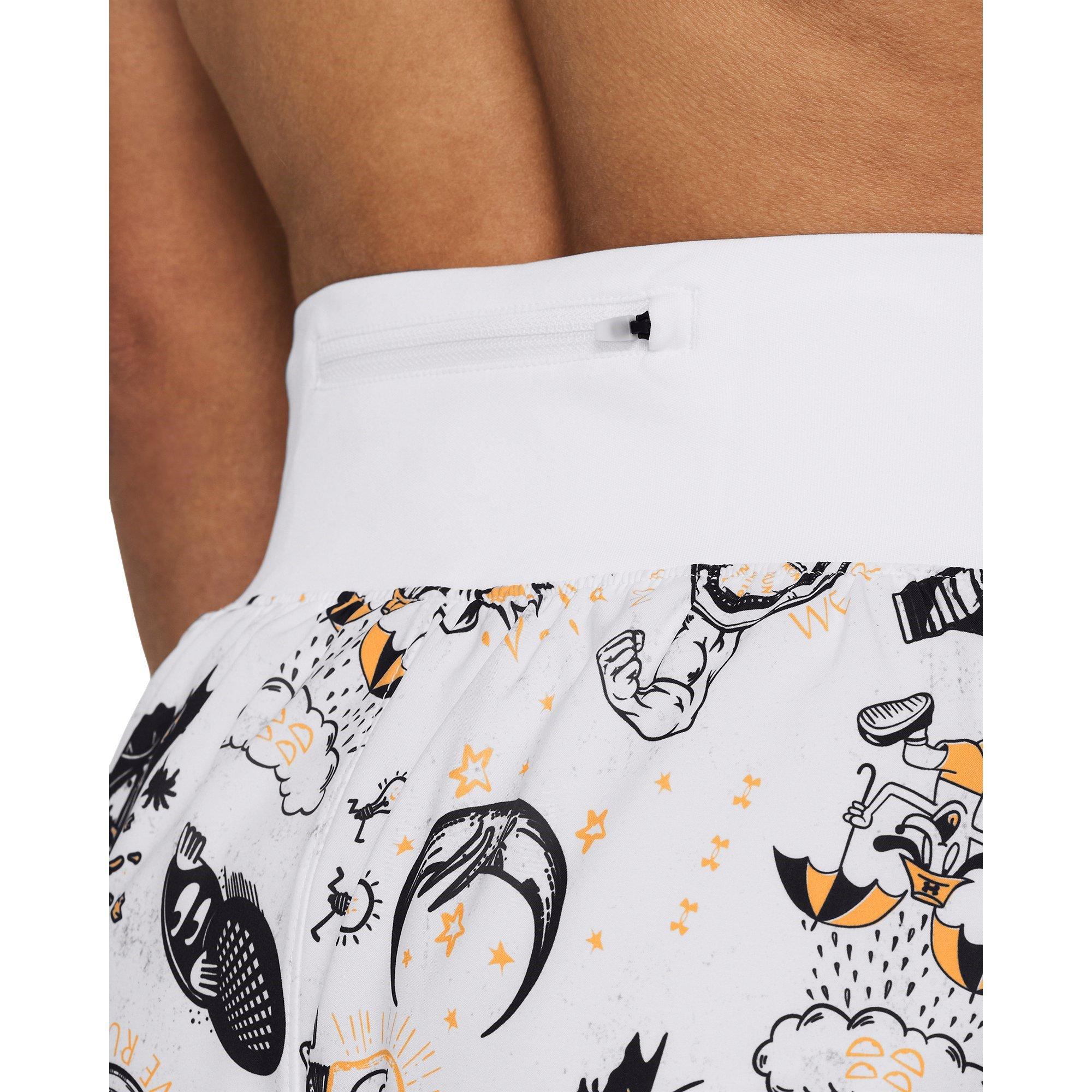 White - Under Armour - Performance Running Shorts - 5