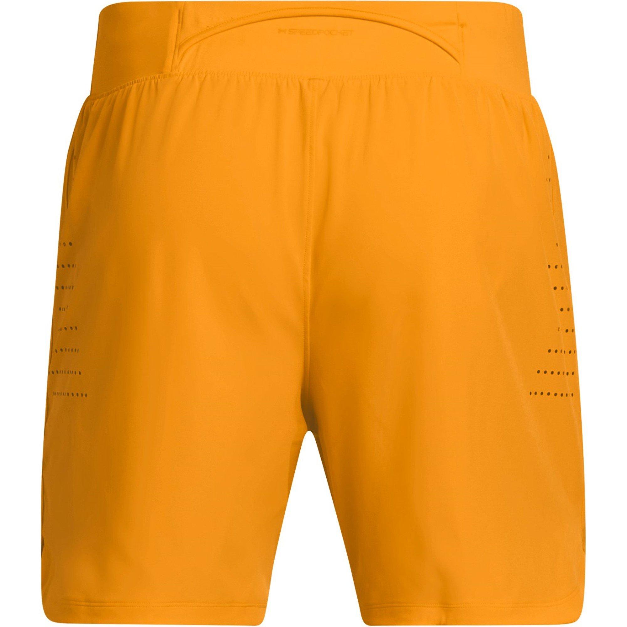 Orange - Under Armour - Speedpocket Performance Running Shorts - 2