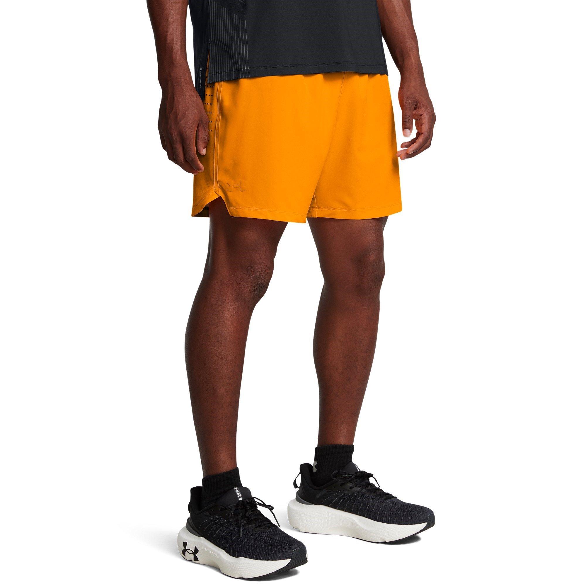 Orange - Under Armour - Speedpocket Performance Running Shorts - 3