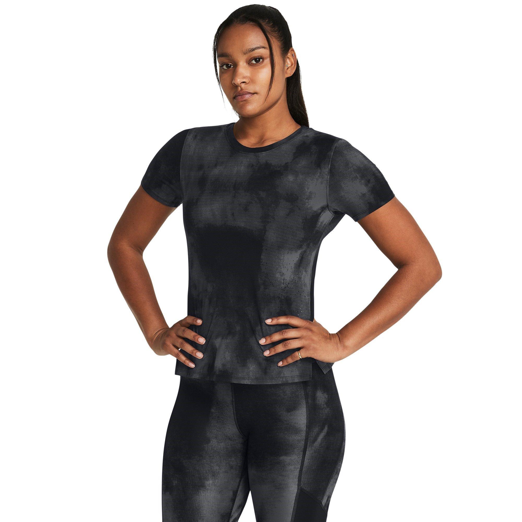 Black - Under Armour - Launch Elite Printed Short-Sleeve Performance Top - 3