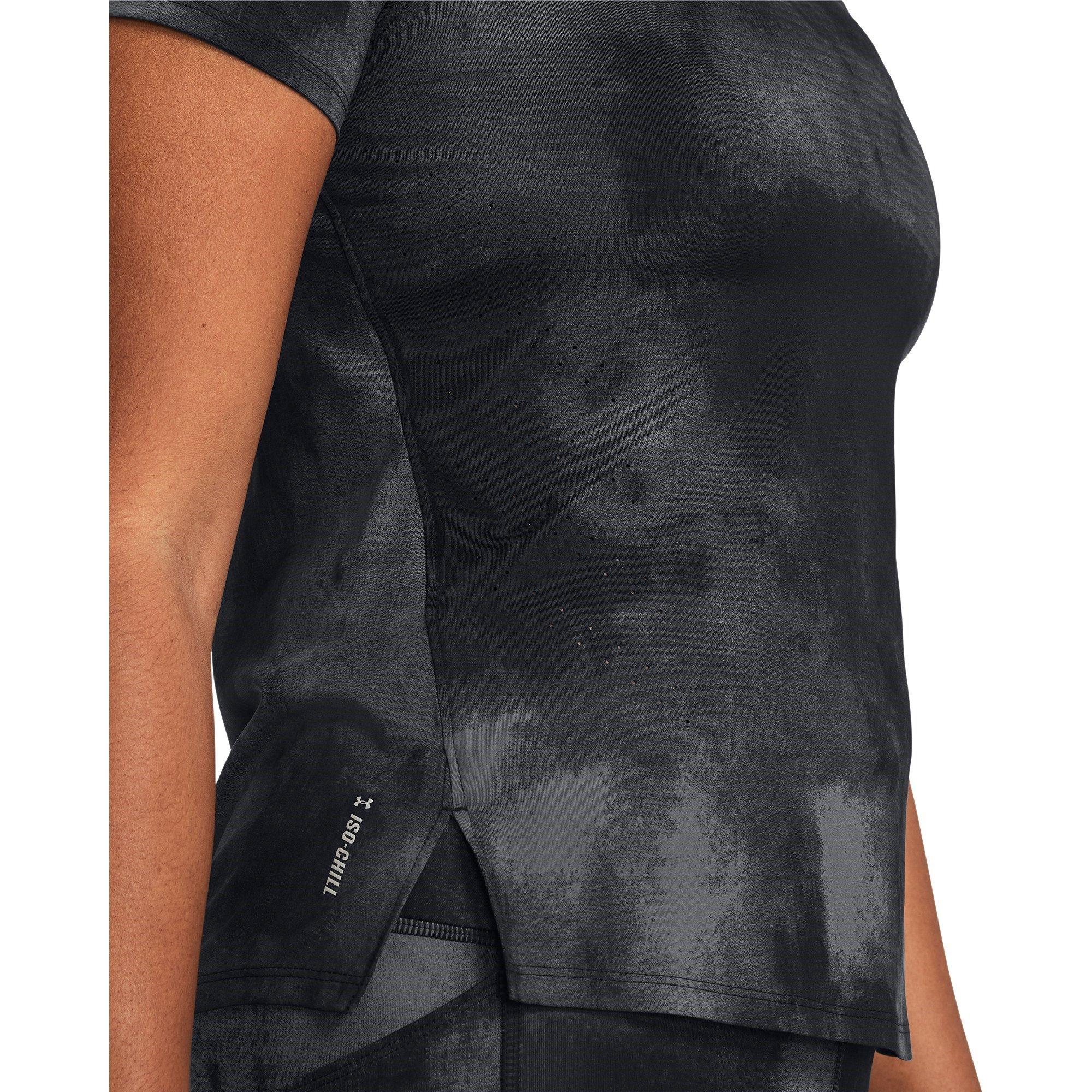 Black - Under Armour - Launch Elite Printed Short-Sleeve Performance Top - 5