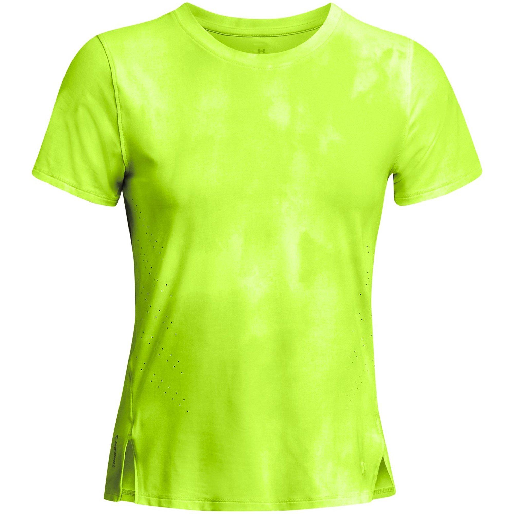 Yellow - Under Armour - Women's Launch Elite Printed Short-Sleeve Performance Top - 1