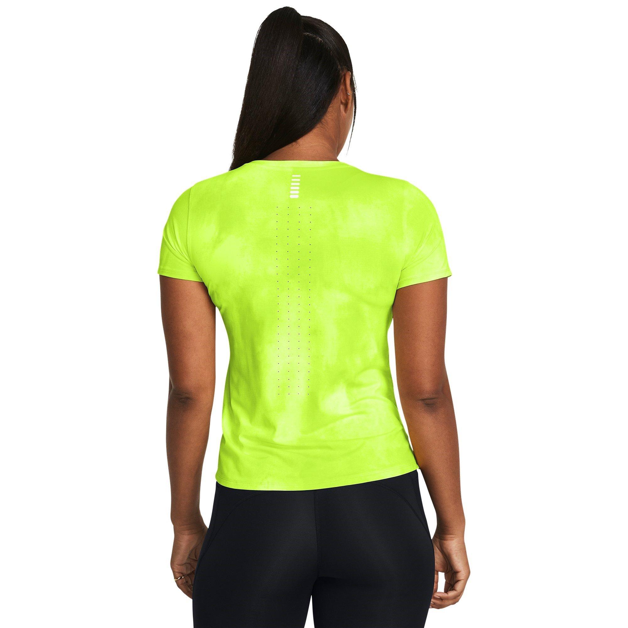Yellow - Under Armour - Women's Launch Elite Printed Short-Sleeve Performance Top - 4