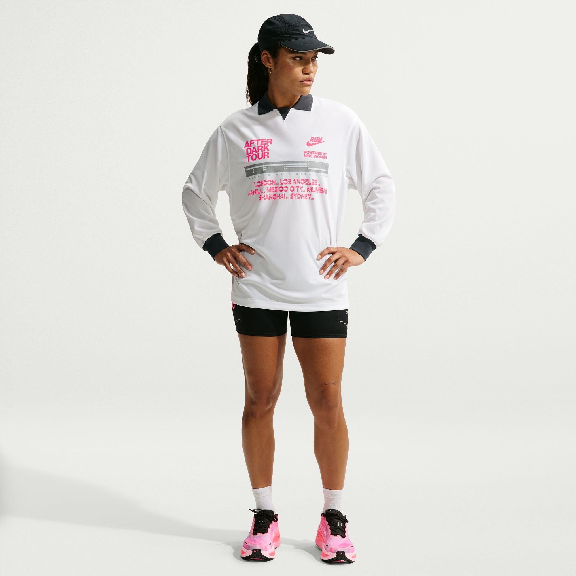 White/Anth/Silv - Nike - Nike ADT LS Run Tee Ld64 - 5