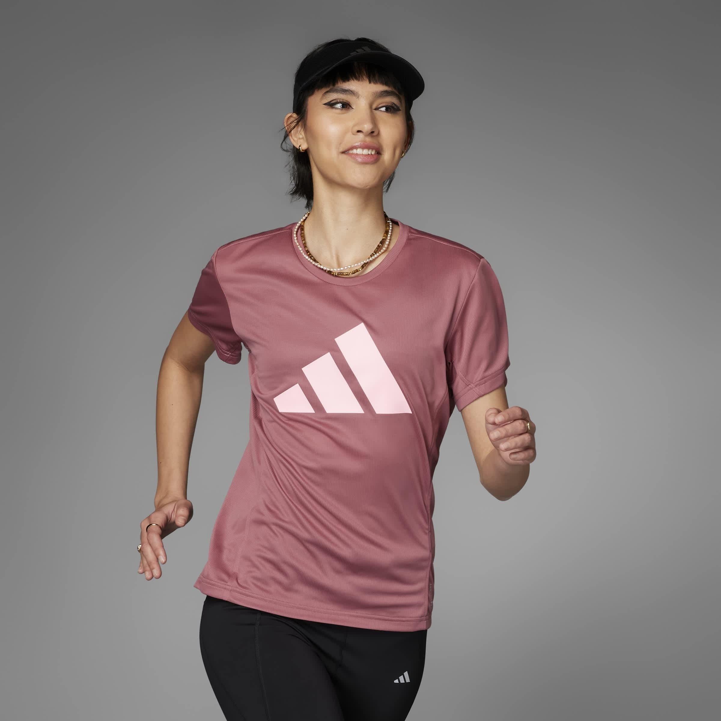 prelove crimson - adidas - adidas Run It Tee - 2