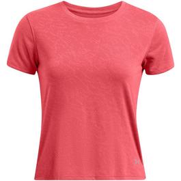 Under Armour Armour Ua Launch Camo Shortsleeve Running Top Womens