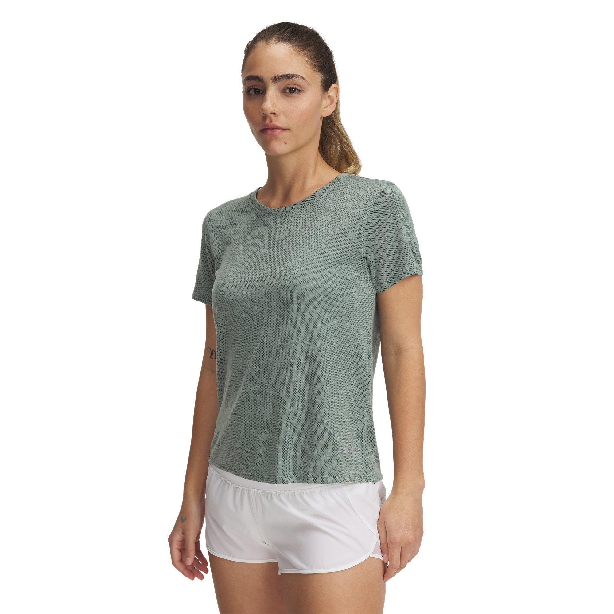 Green - Under Armour - Women's Launch Camo Short-Sleeve Top - 1