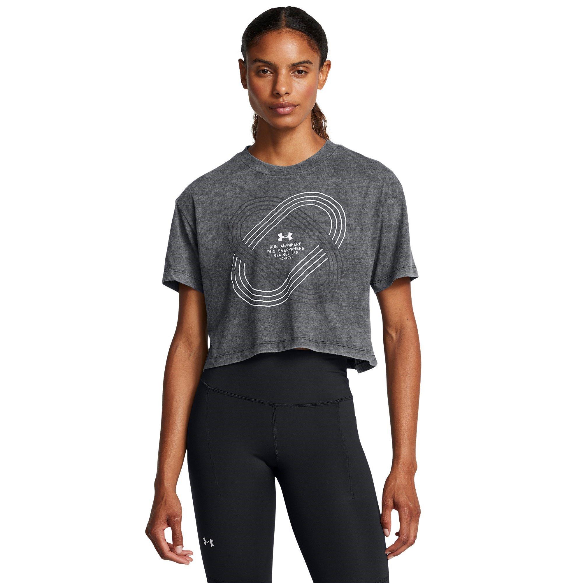 Black - Under Armour - Run Anywhere Short-Sleeve Performance Top - 3