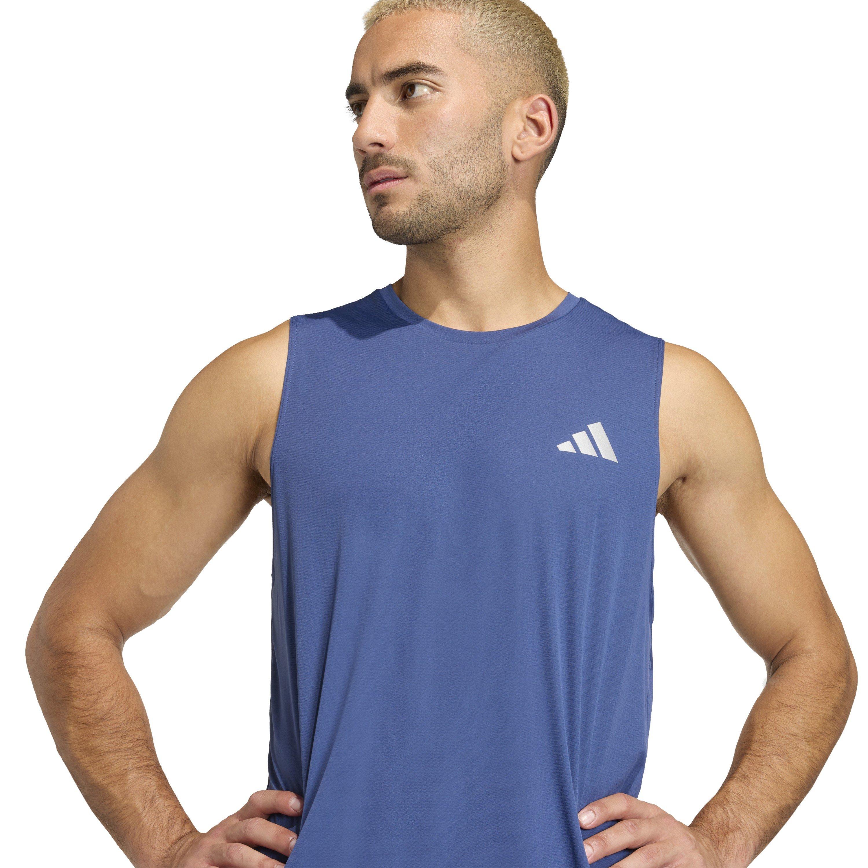 Tech Indigo - adidas - Men's Performance Running Vest - 5