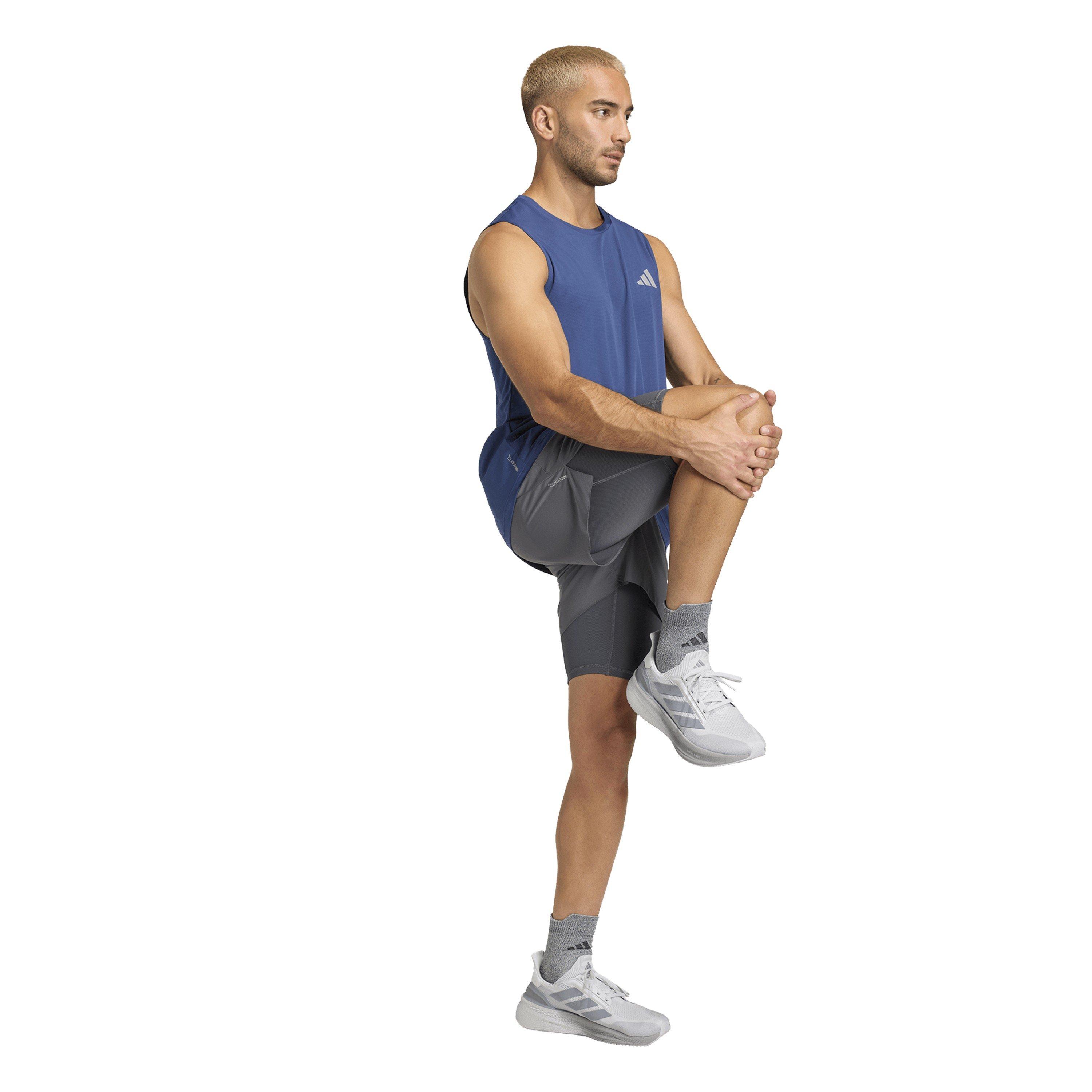 Tech Indigo - adidas - Men's Performance Running Vest - 6