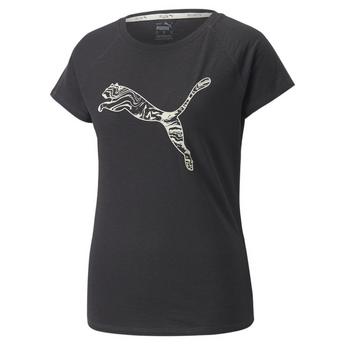 Puma Logo Short Sleeve T-Shirt Womens