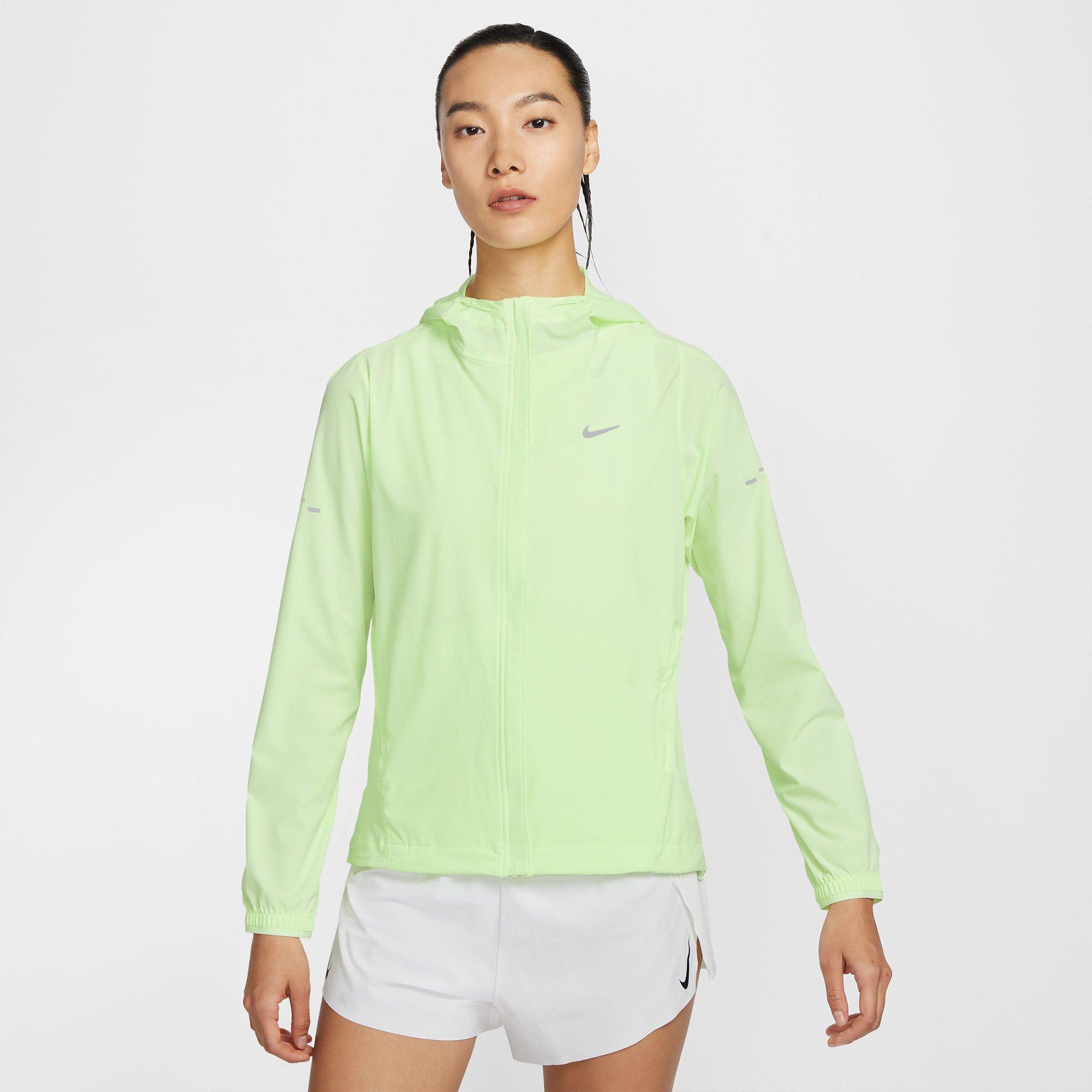 Lime Green - Nike - Swift Womens Repel Packable Running Jacket - 2