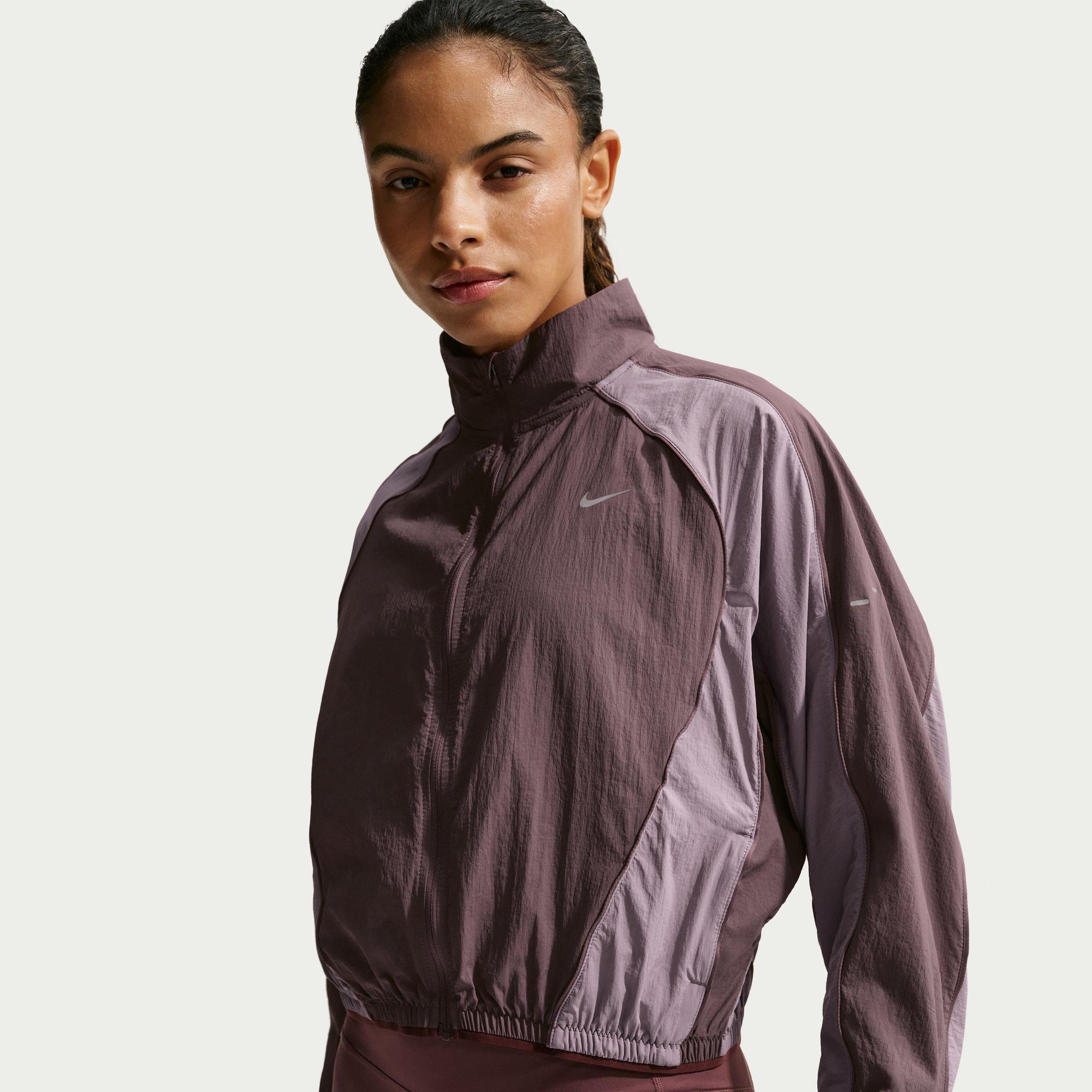 Tattoo/Violet - Nike - Swift Womens Repel Packable Running Jacket - 1