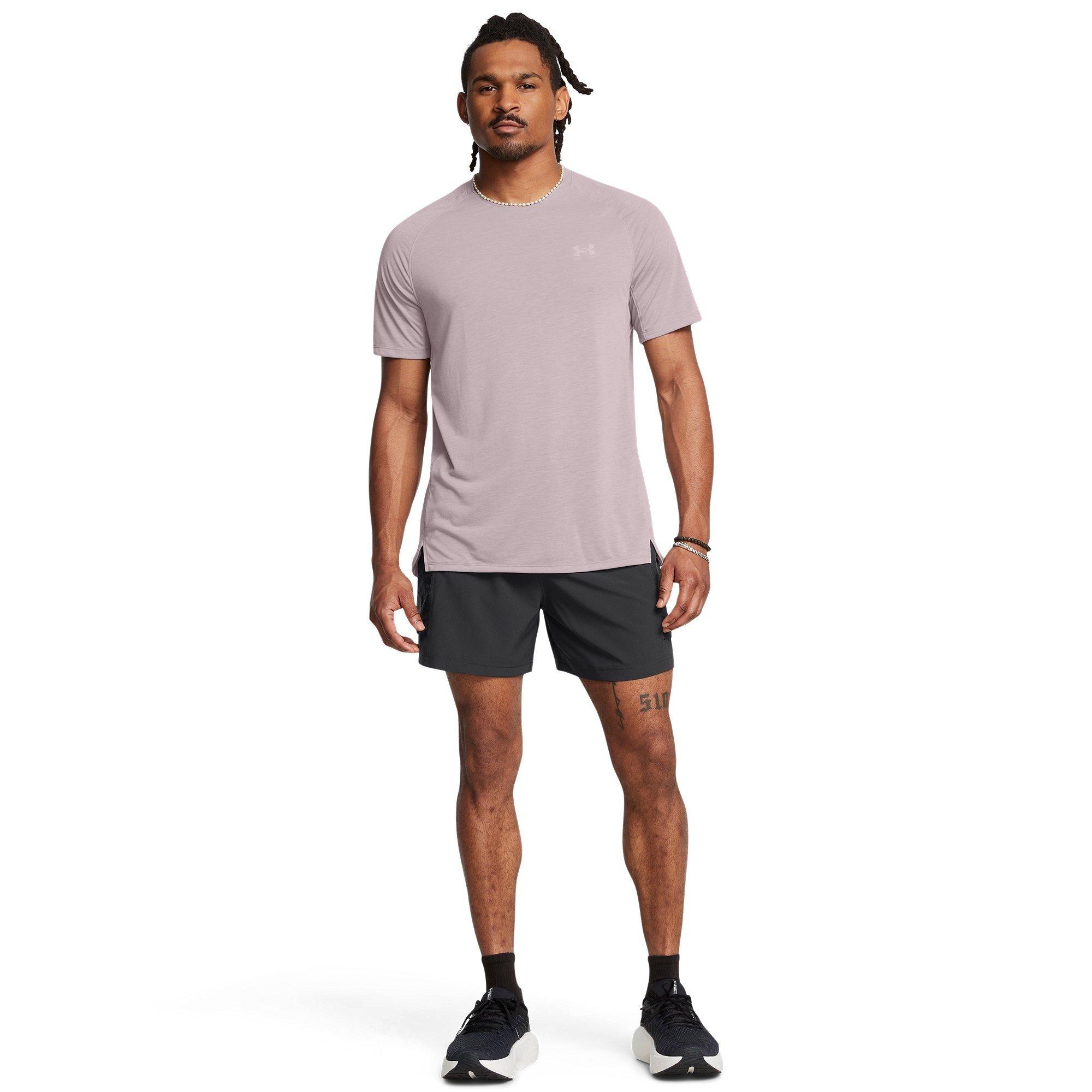 TETRA GRIGIO / AN - Under Armour - Short-Sleeve Performance Running Top - 4