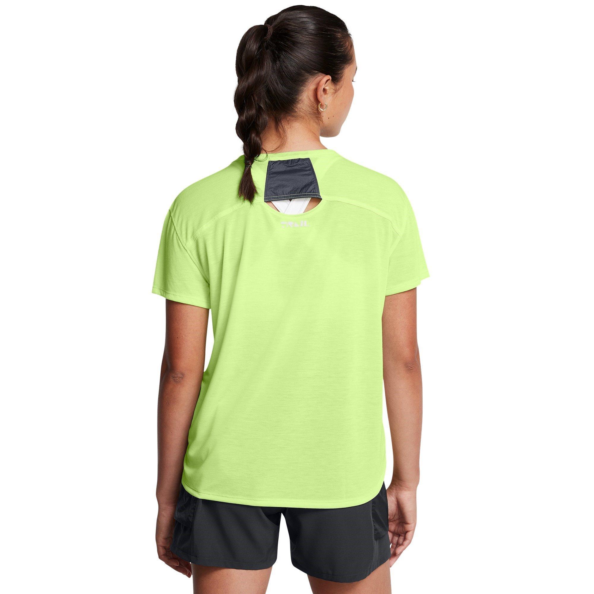MORPH GREEN / A - Under Armour - Short Sleeve Performance Running Top - 3