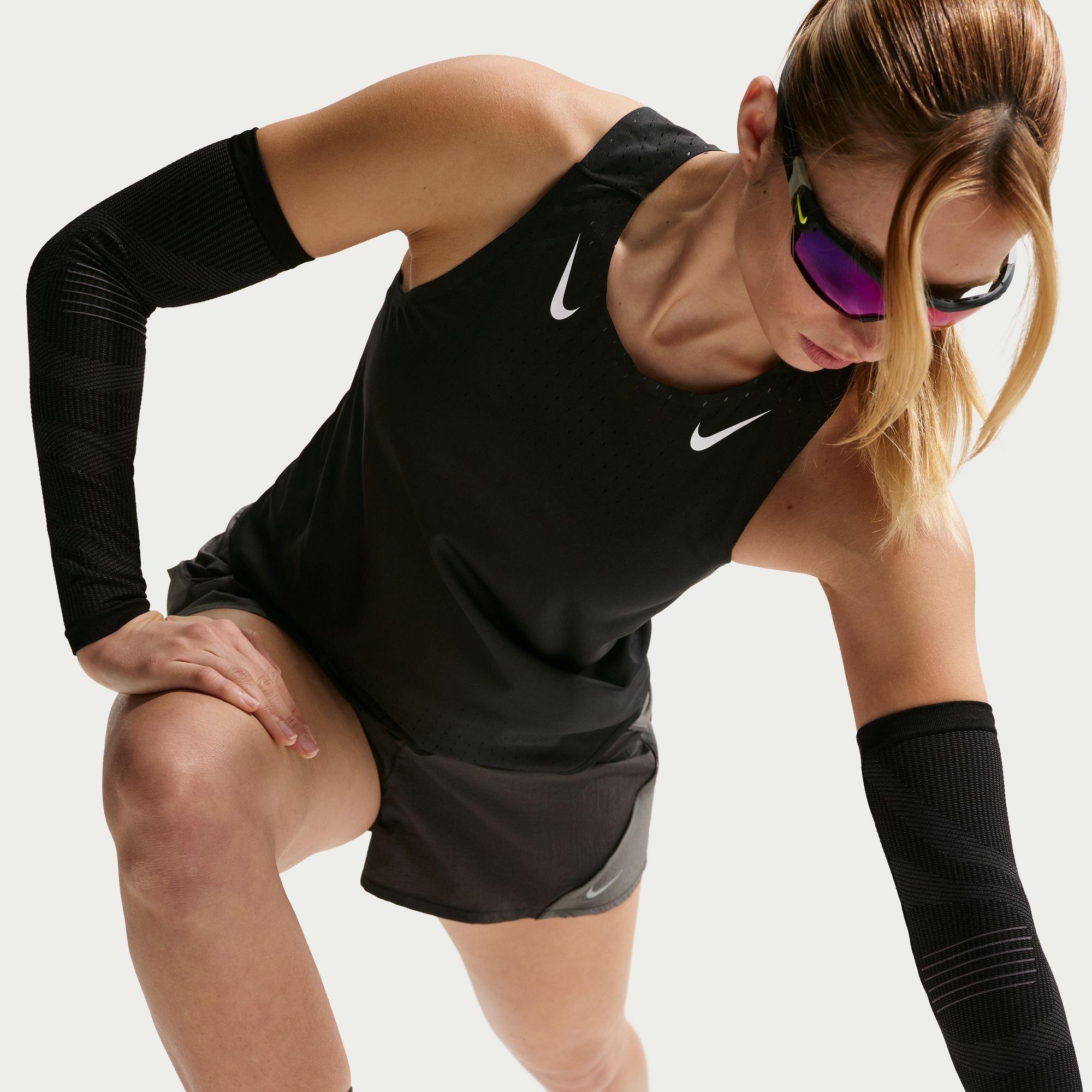 Black/White - Nike - Women's Performance Running Vest - 3