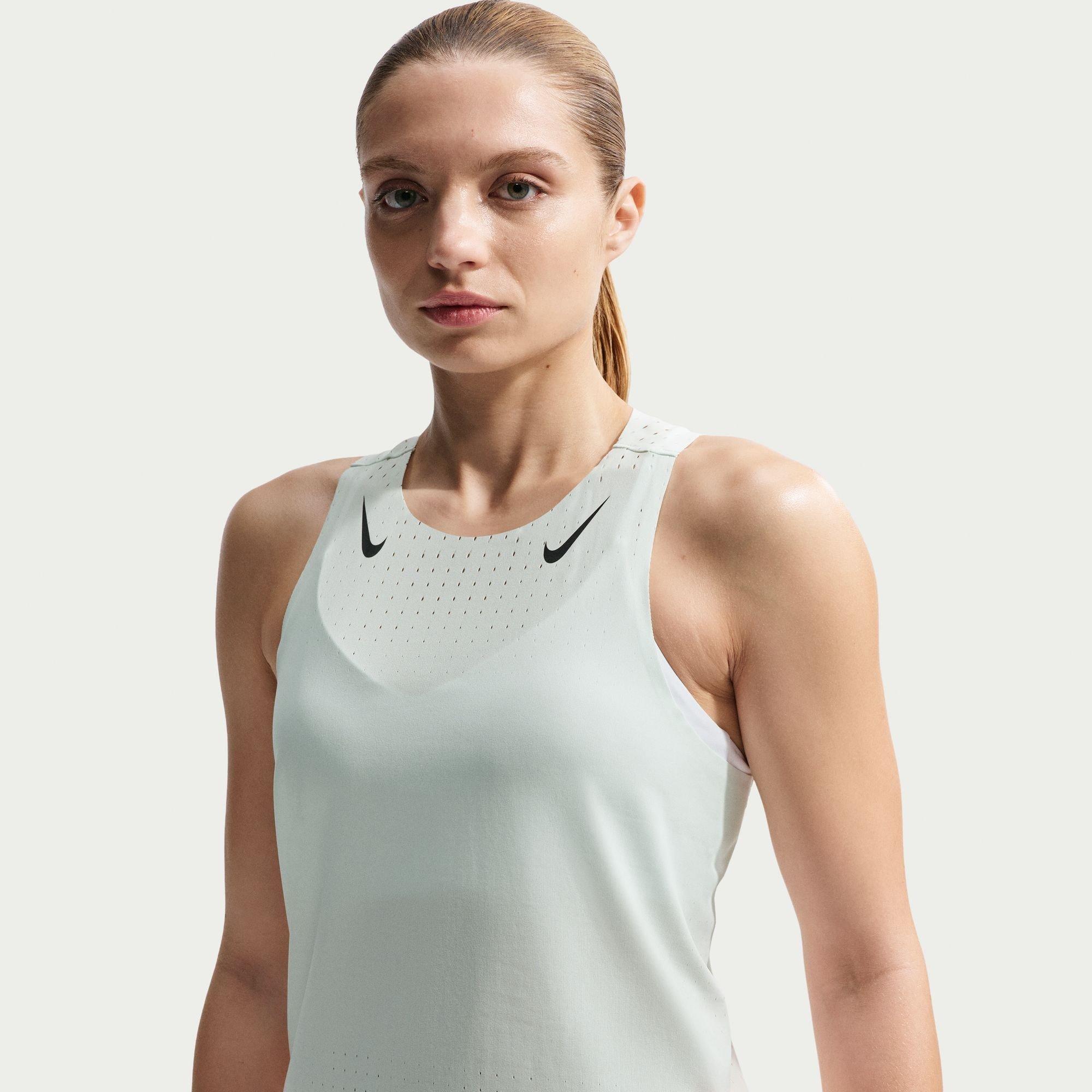 Nike Women's Performance Running Vest - Barely Green - 8 (XS)