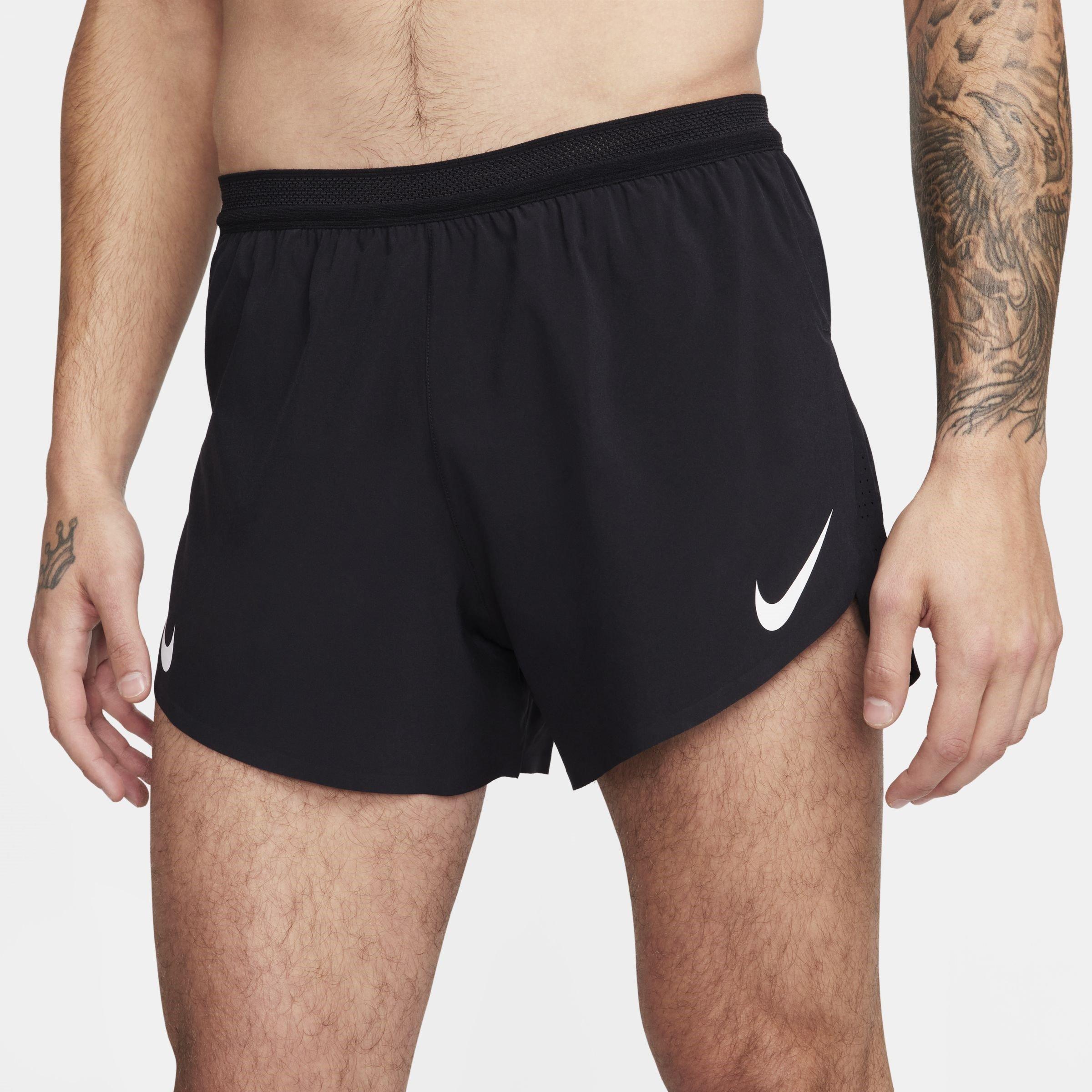 Nike Men's Performance Running Shorts - Black/White - M