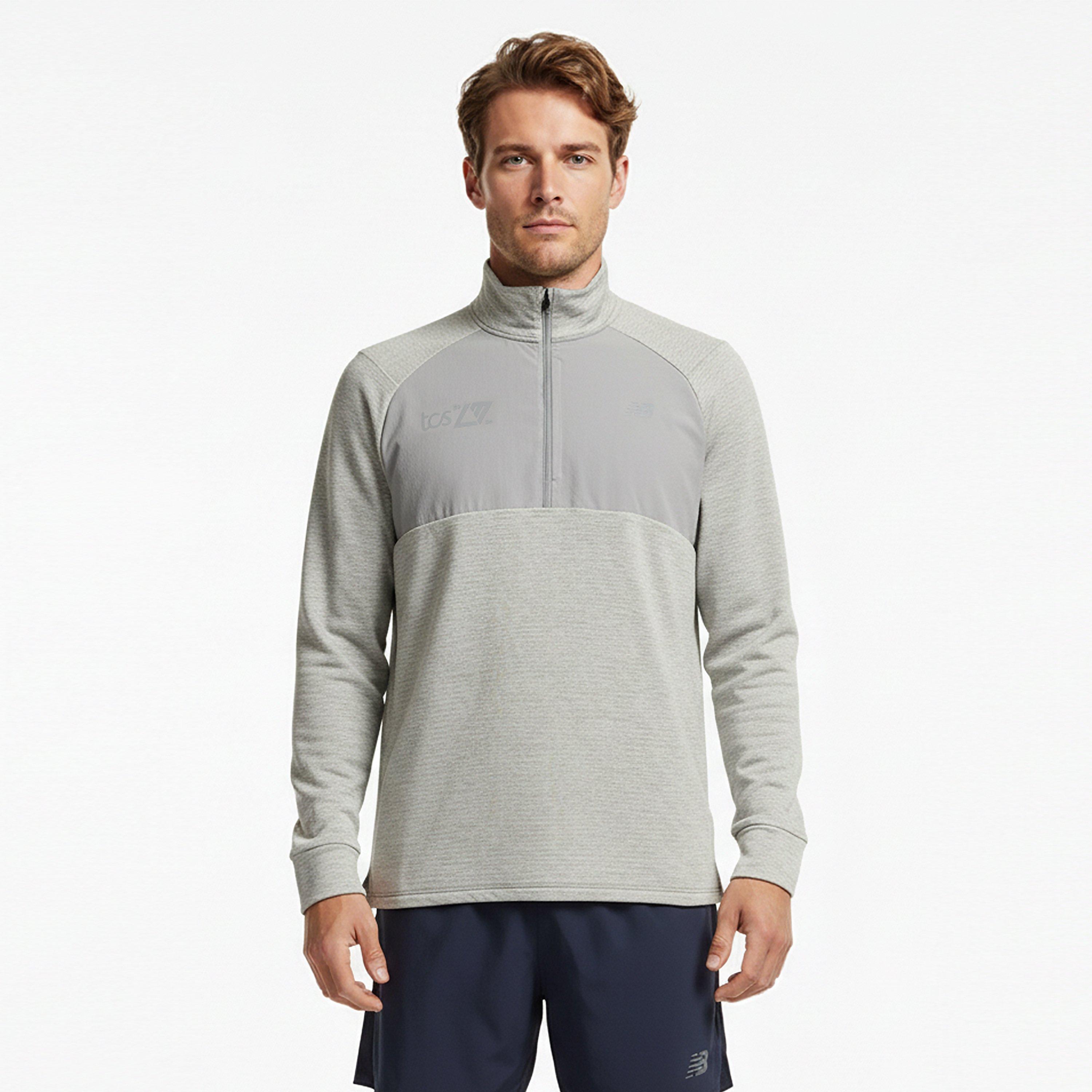 Athl Grey - New Balance - Men's Performance Running Jacket - 3