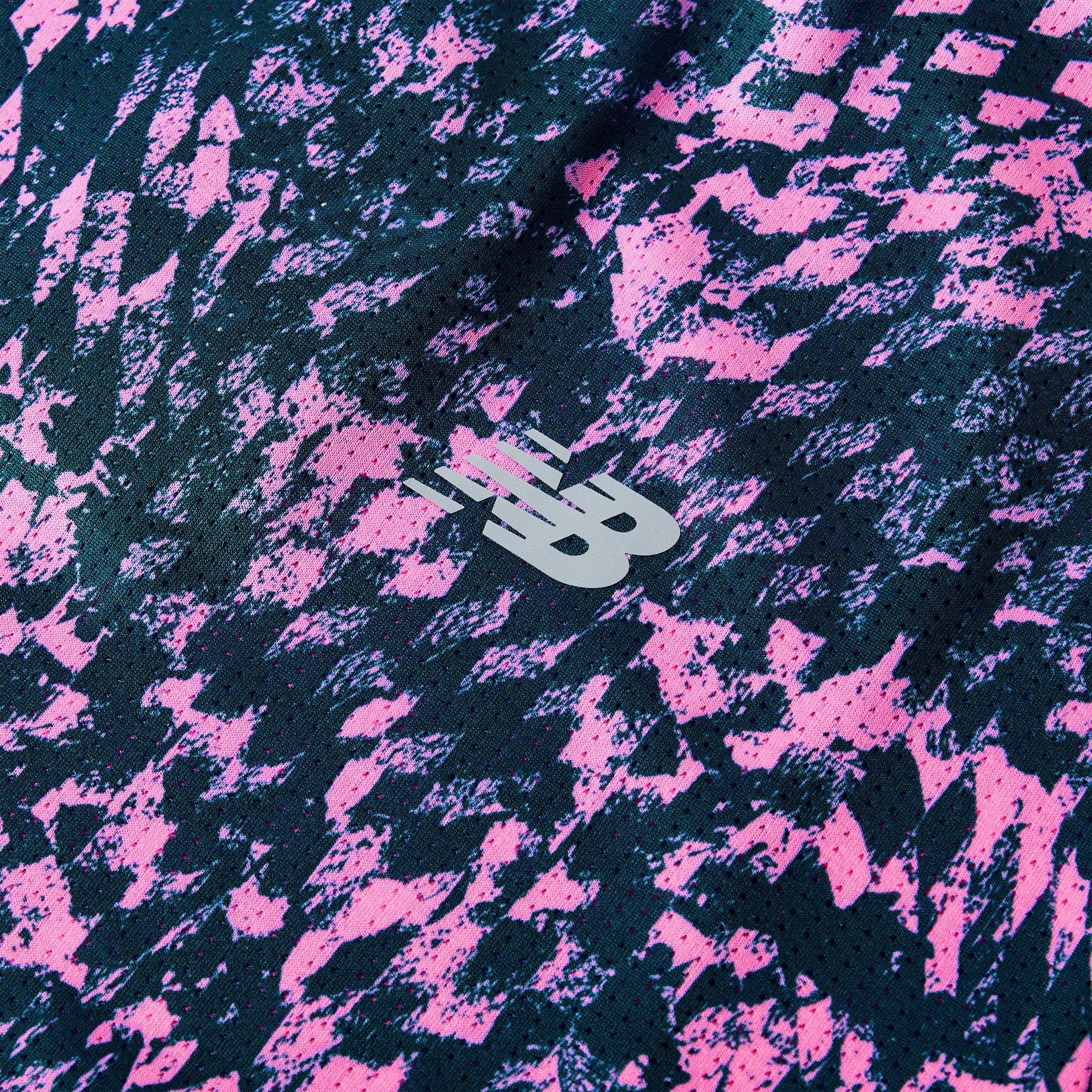 Pink Heat - New Balance - Men's Short Sleeve Performance Running Top - 5