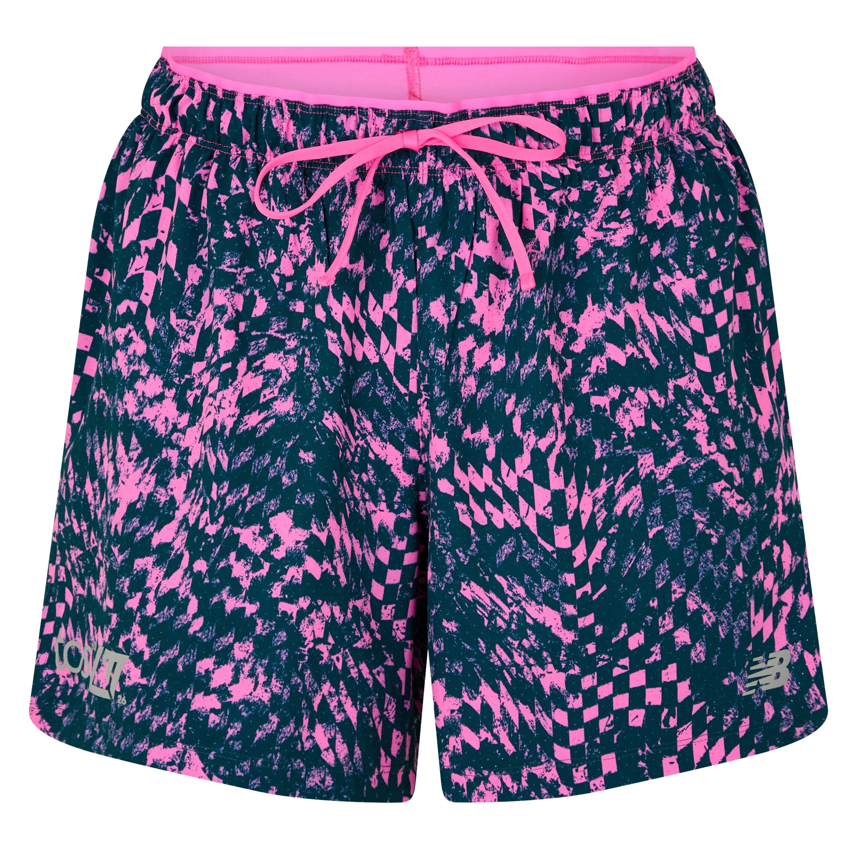 Pink Heat - New Balance - NB London Edition RC Essentials Printed Short - 1