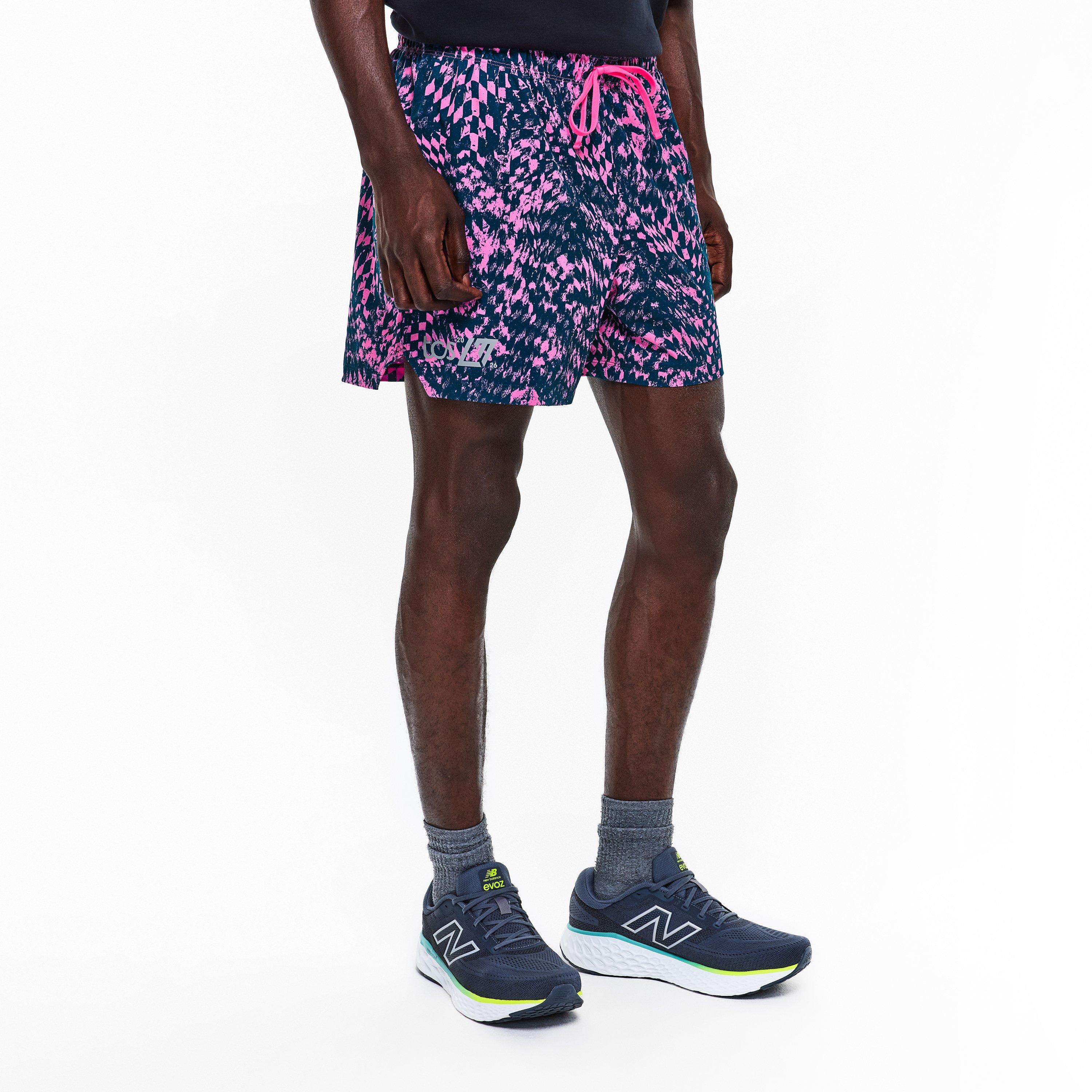 Pink Heat - New Balance - NB London Edition RC Essentials Printed Short - 3
