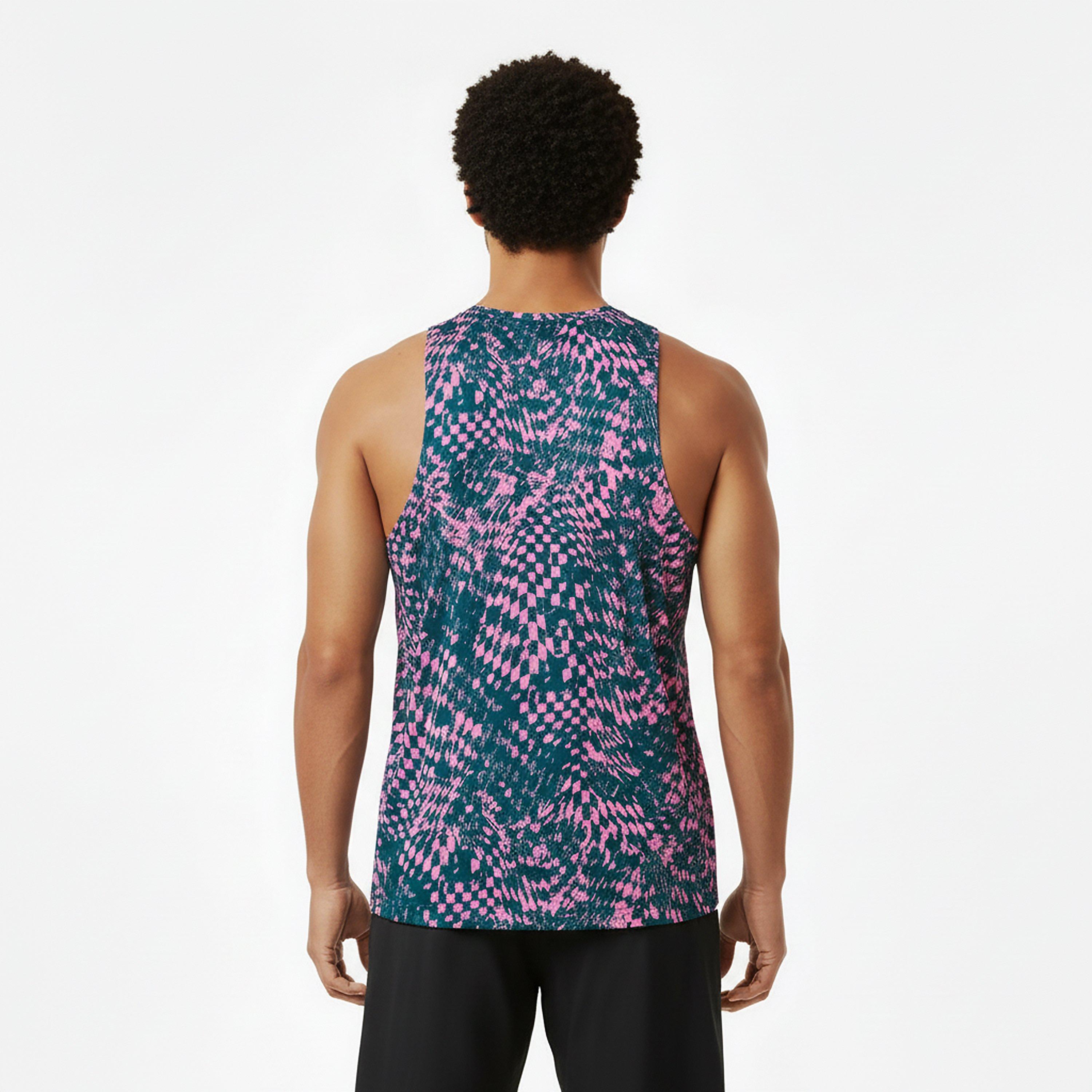 Pink Heat - New Balance - Hooded Borough Baffle Quilted Jacket Running Vest Mens - 4