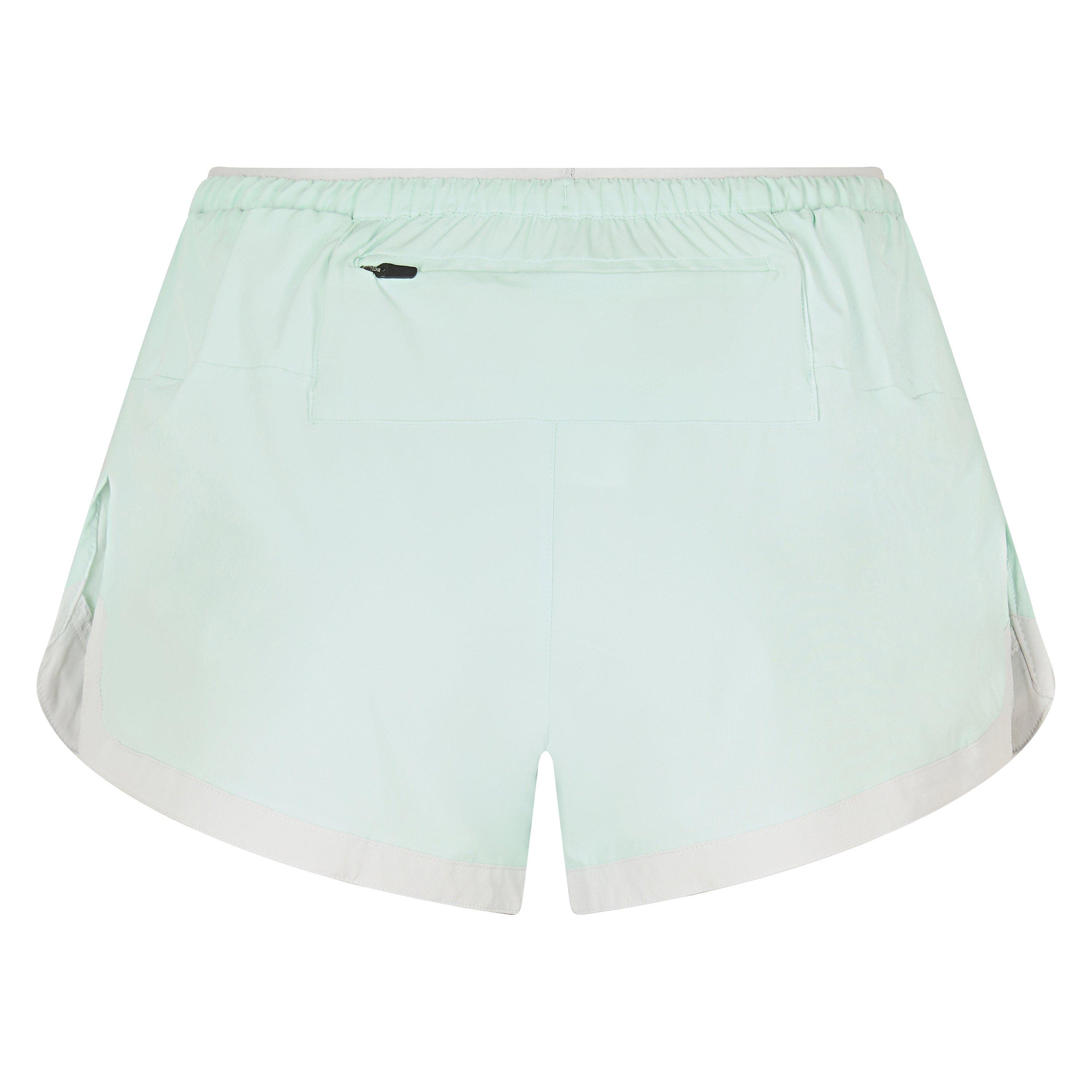 Cosmic Jade - New Balance - Hooded Borough Baffle Quilted Jacket Running Short Womens - 2