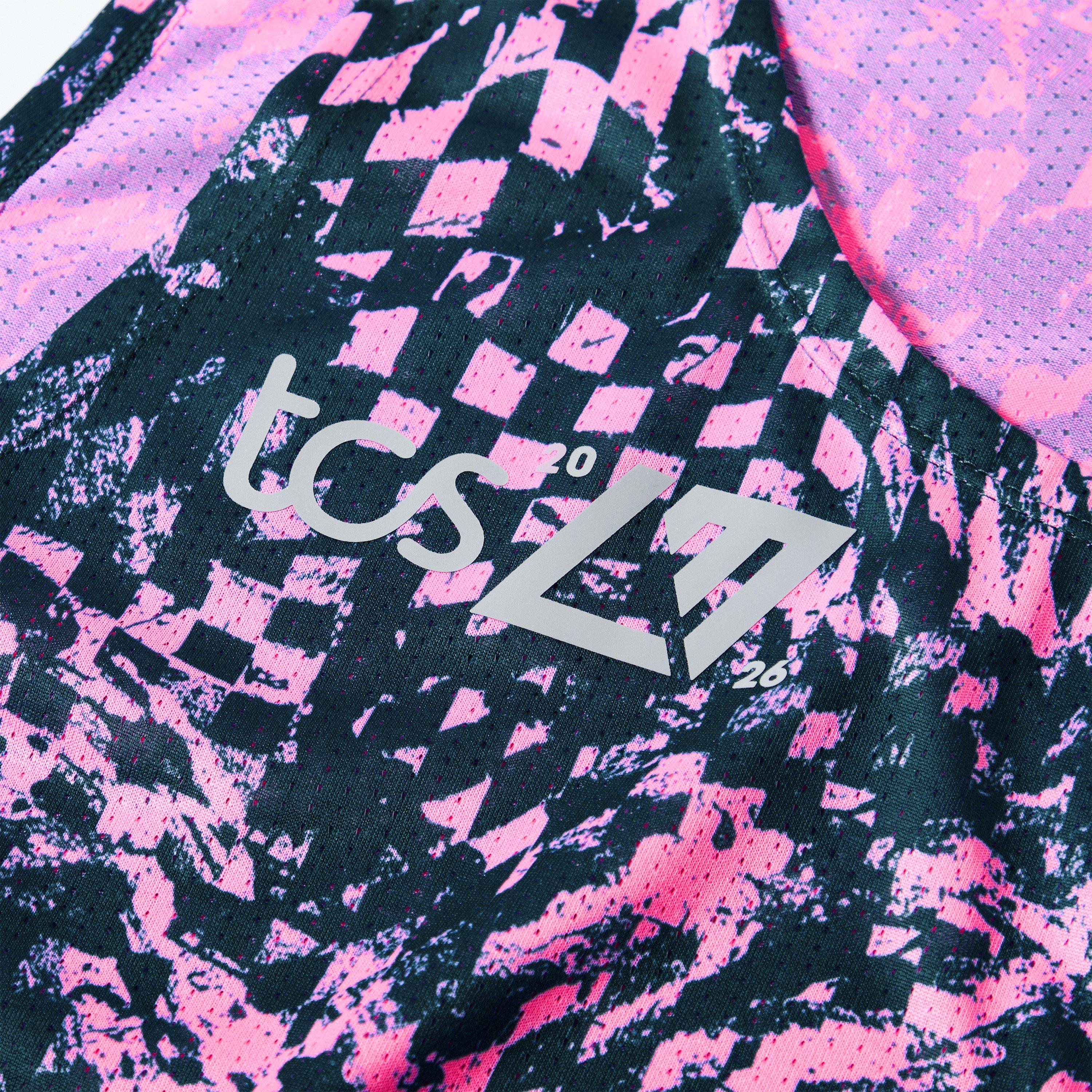 Pink Heat - New Balance - Hooded Borough Baffle Quilted Jacket Running Vest Womens - 3